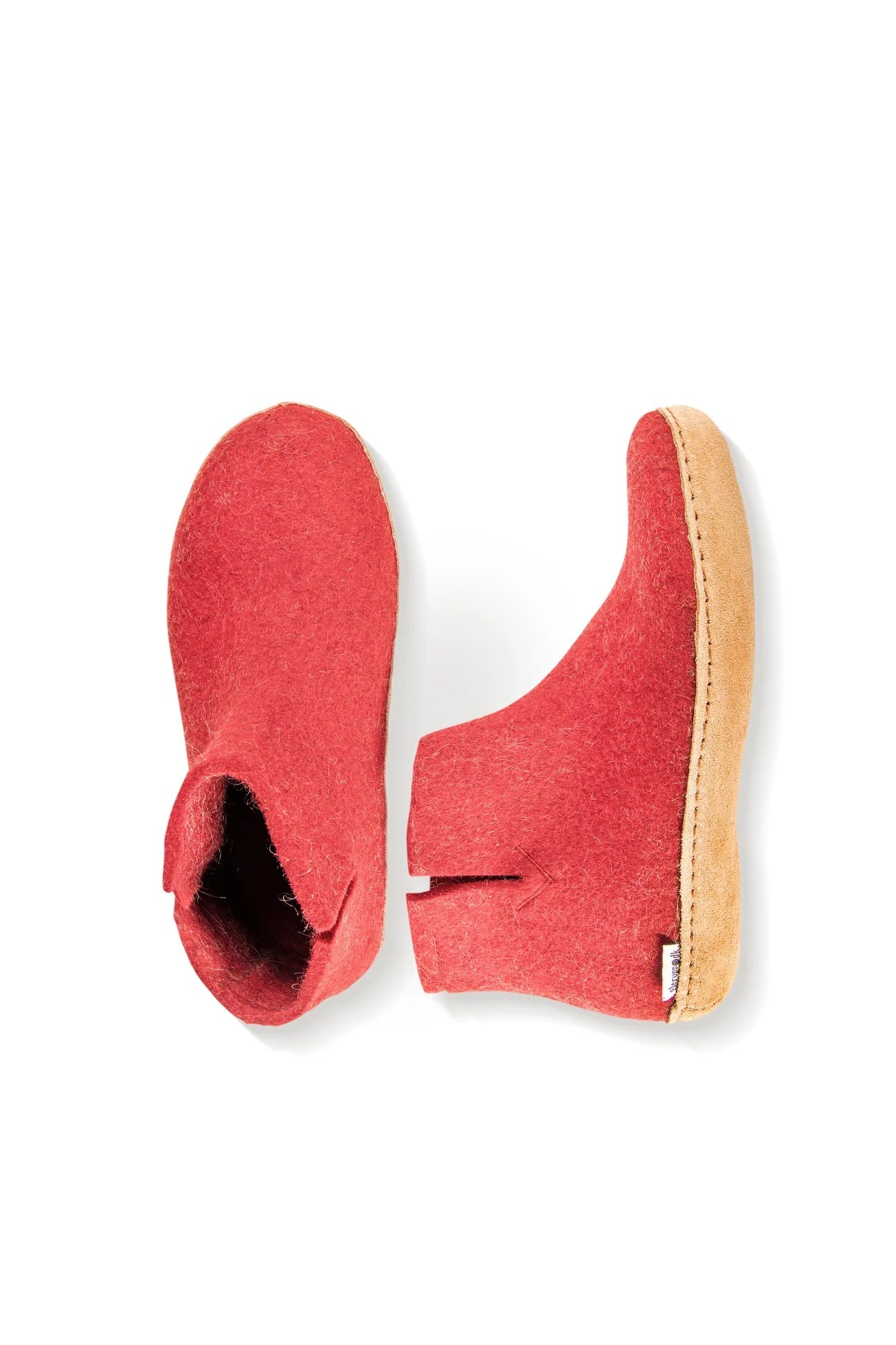 Glerups Boot Leather Sole / Red