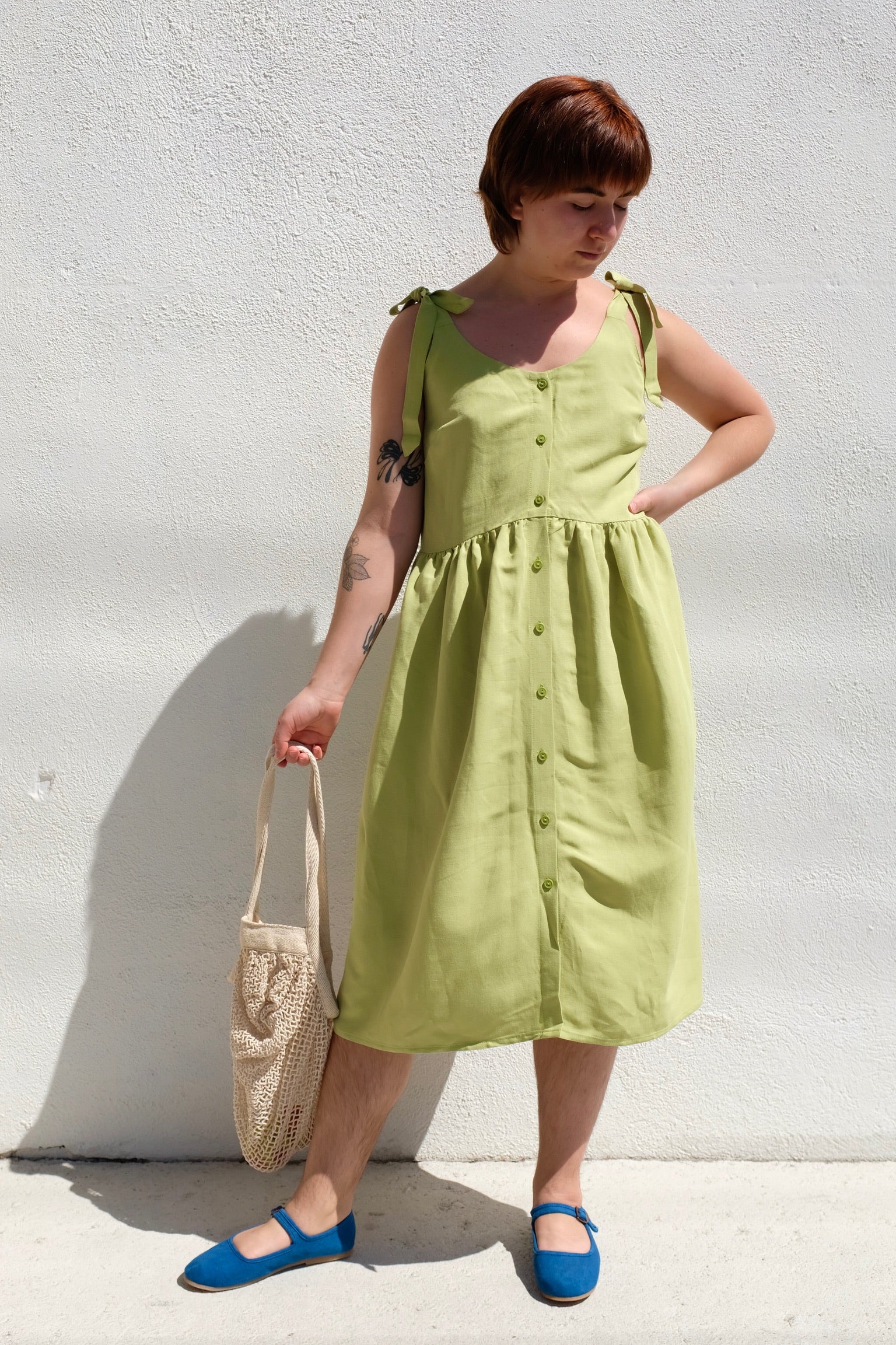 Eve Gravel / CÉRES Dress Green Apple