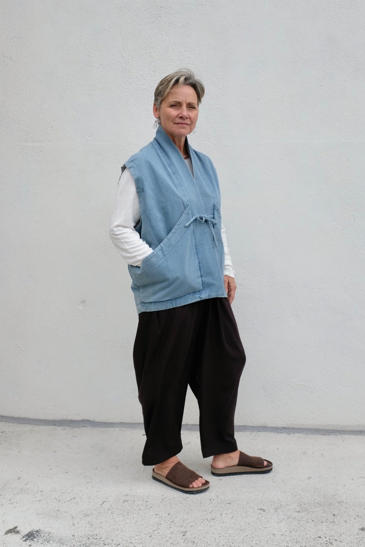 7115 by Szeki Sumo Vest / Faded Blue