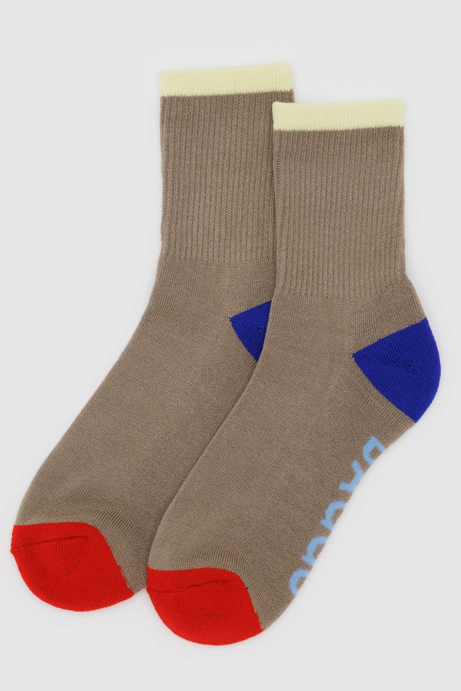 Ribbed Sock / Dove Mix