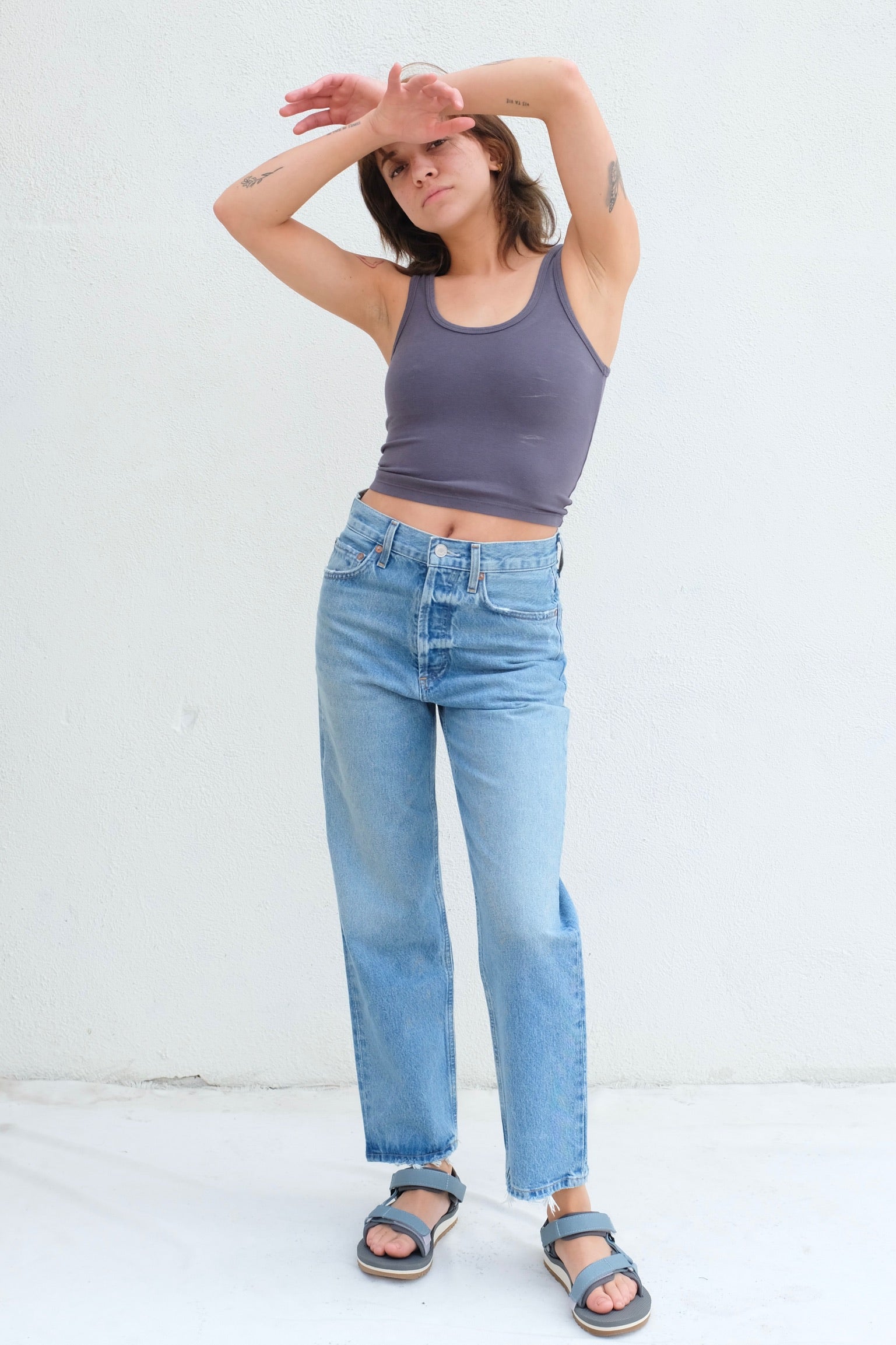 Agolde 90's Crop Mid Rise Loose Straight / Bound