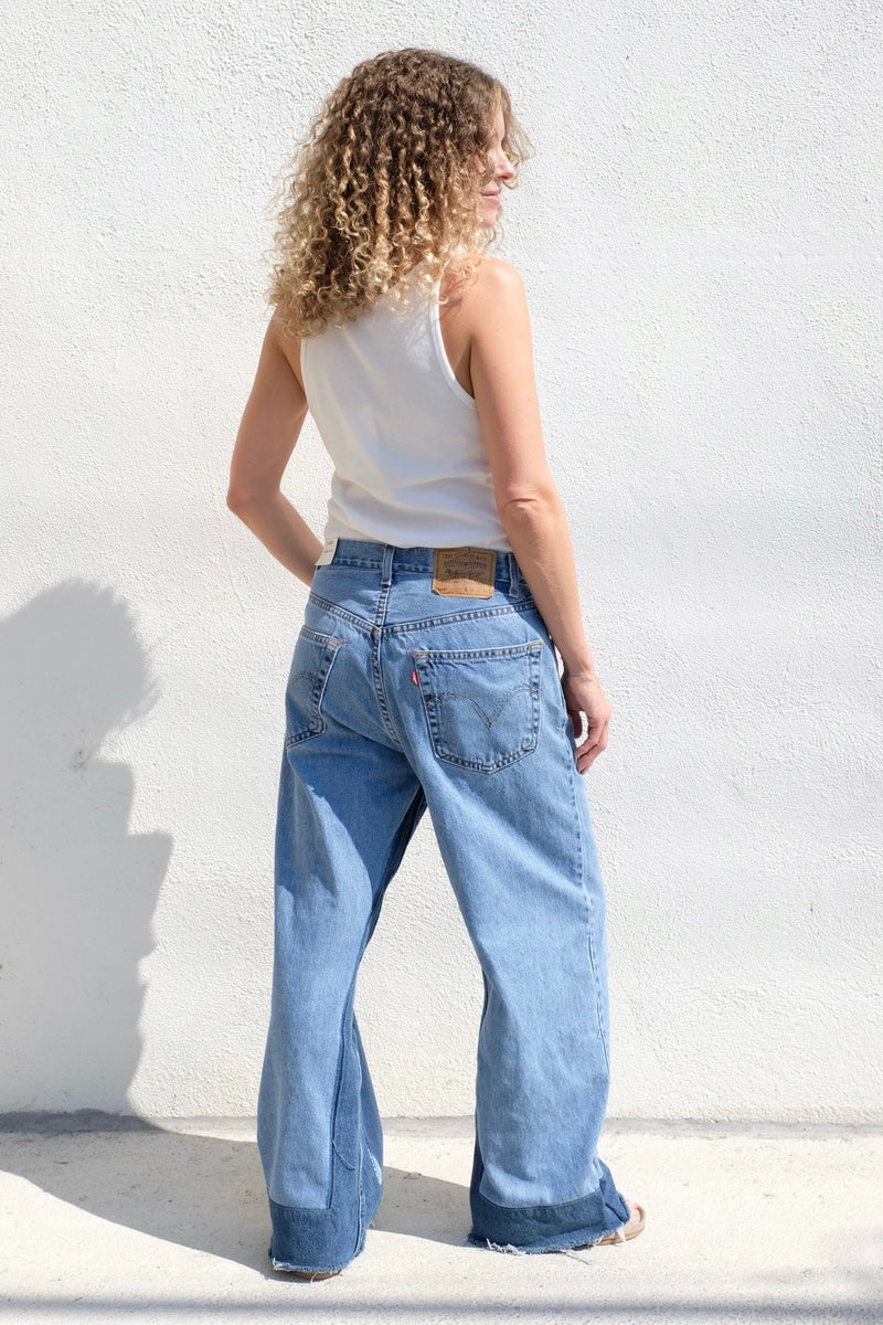 B Sides Reworked Culotte Vintage Indigo