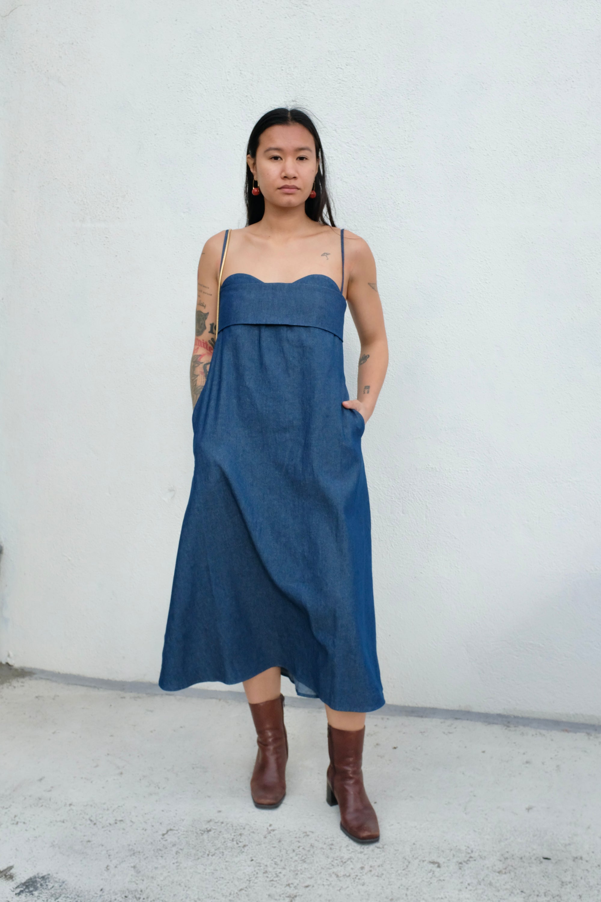 Toit Volant Verona Dress / Indigo
