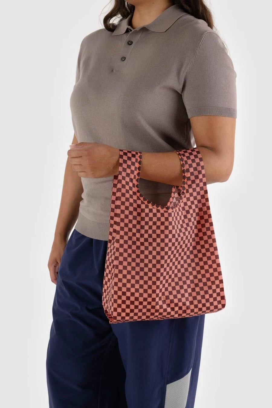 Baby BAGGU / Pink Brown Check