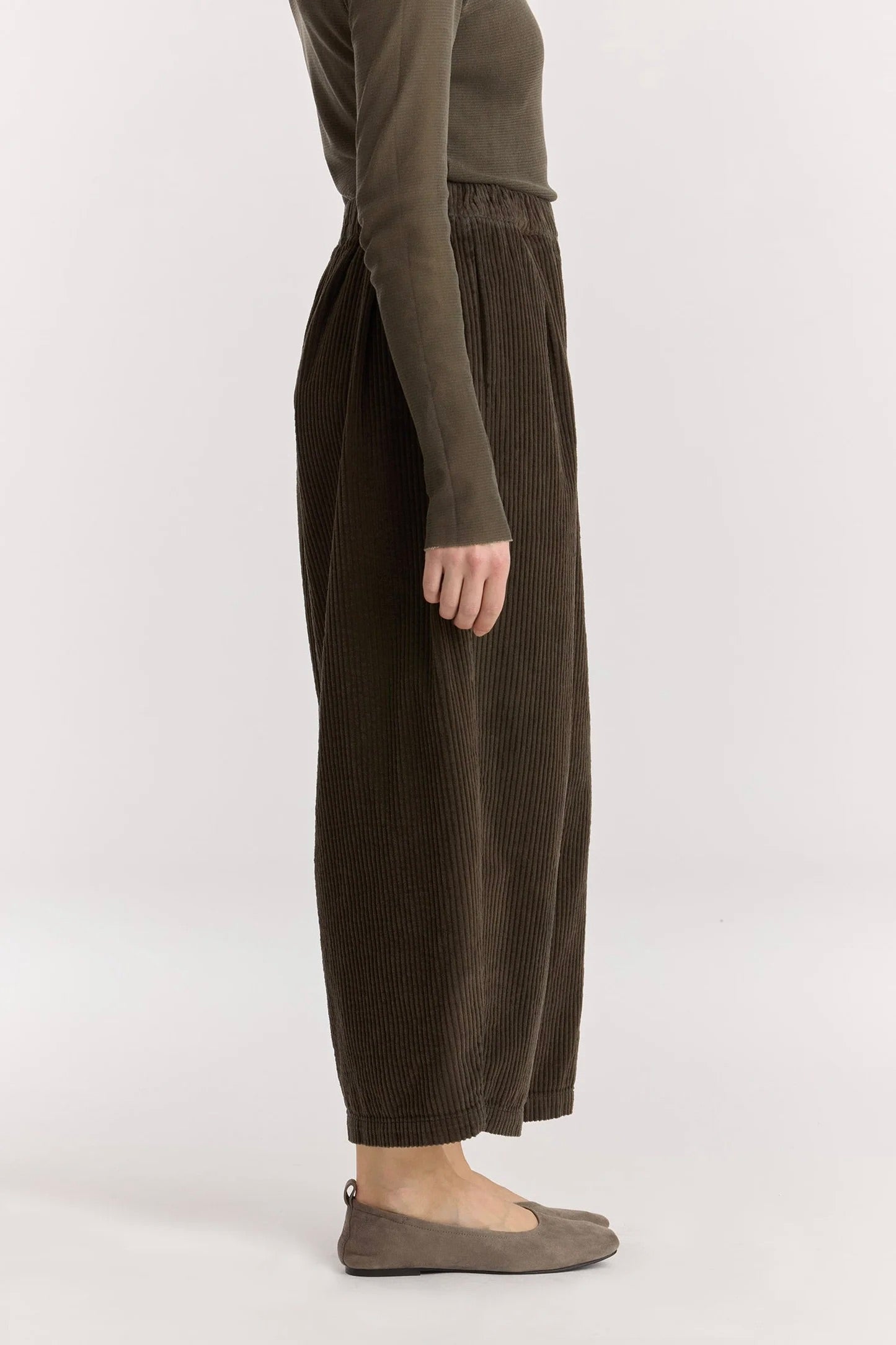 Wide Pants / Dark Forest Corduroy