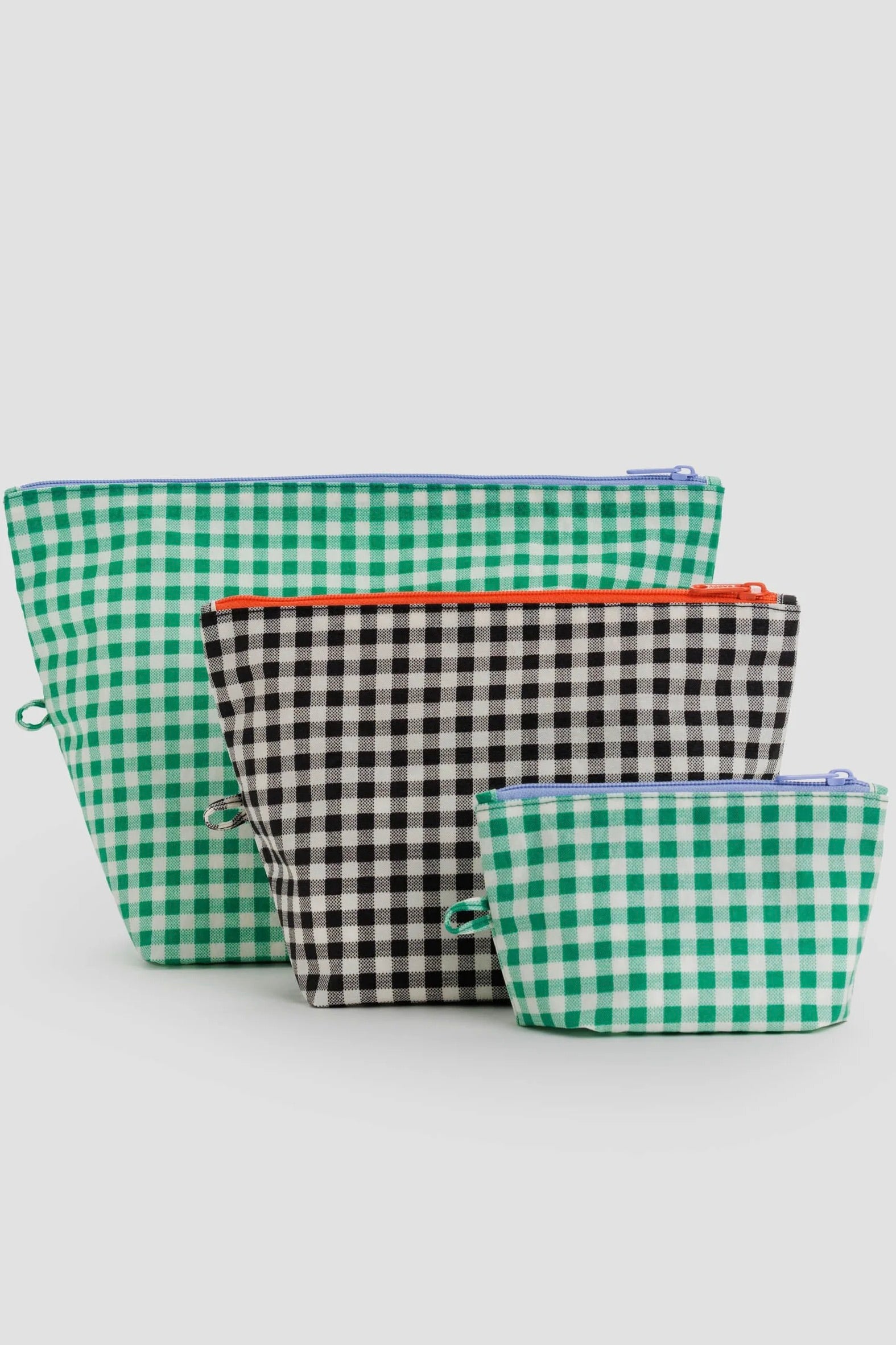 Baggu Go Pouch Set / Gingham