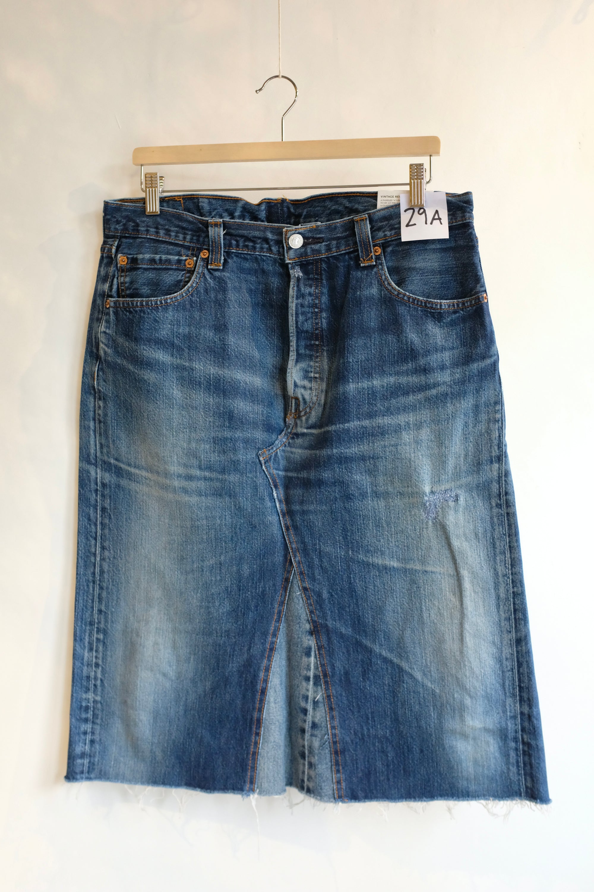 Vintage Insert Skirt / Vintage Indigo