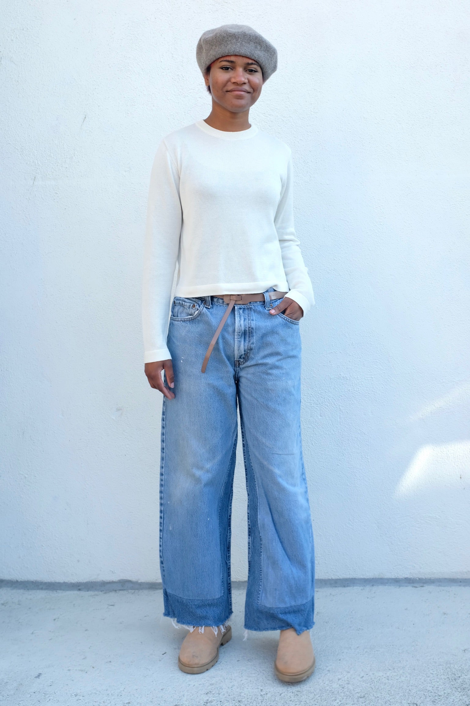Cordera Viscose T-Shirt / Marshmallow