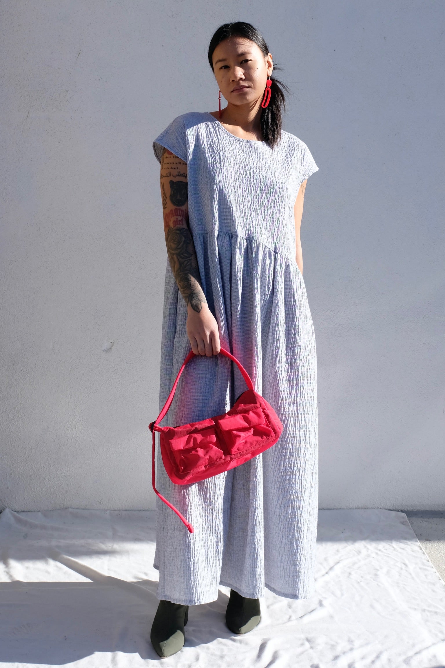 Cargo Shoulder Bag / Candy Apple