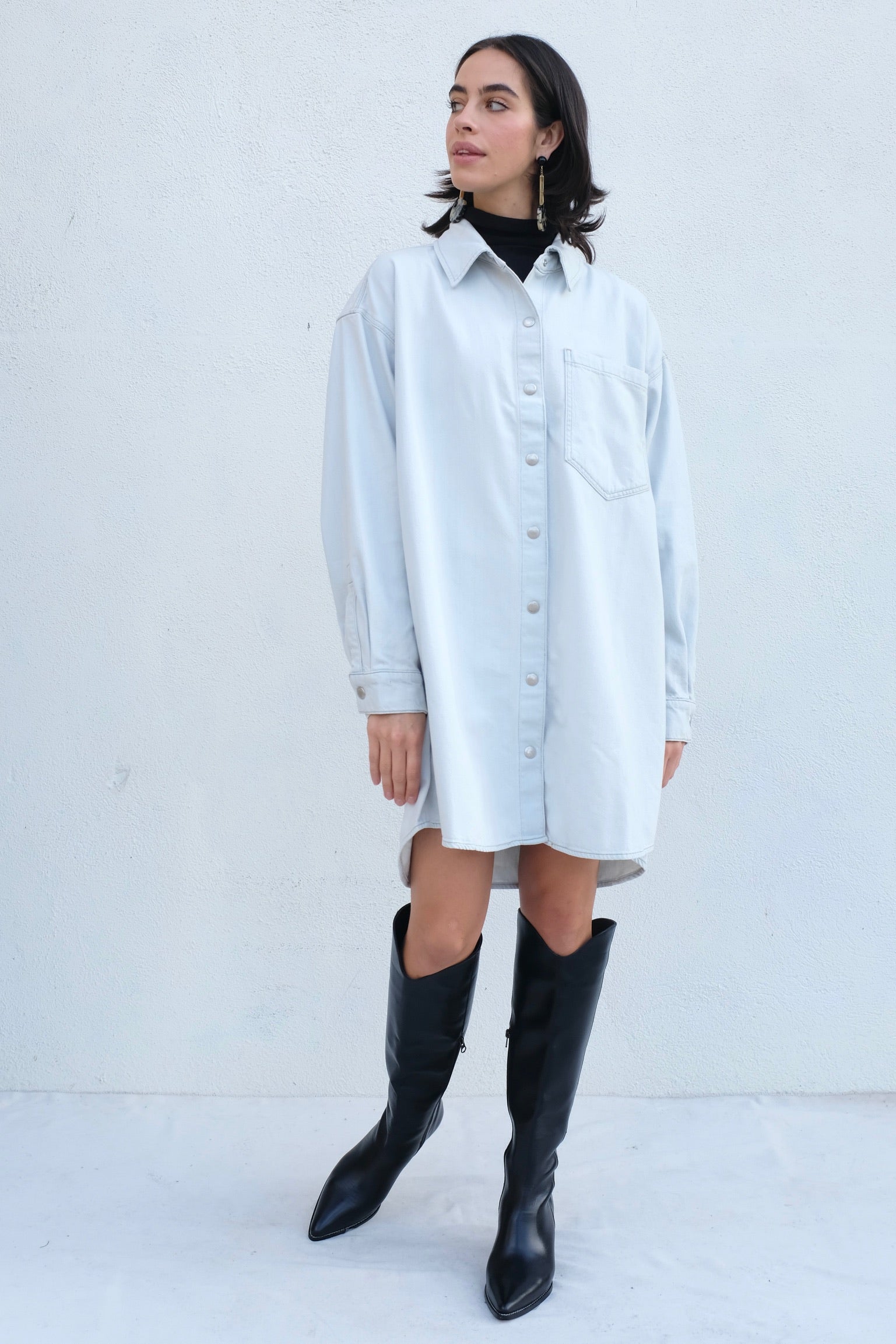 Mazie Shirt Dress Vague