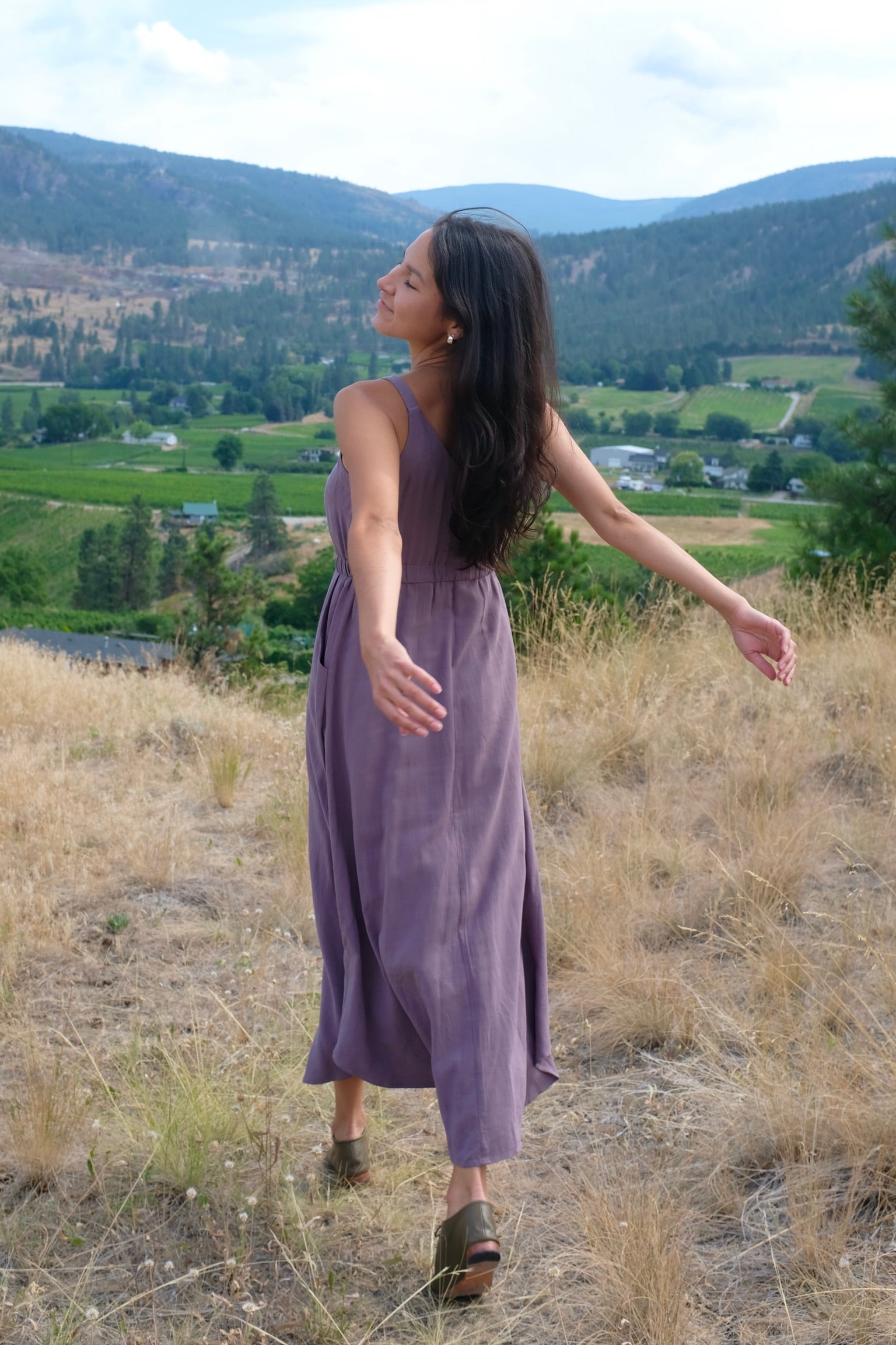 Cokluch Canna Dress / Grape