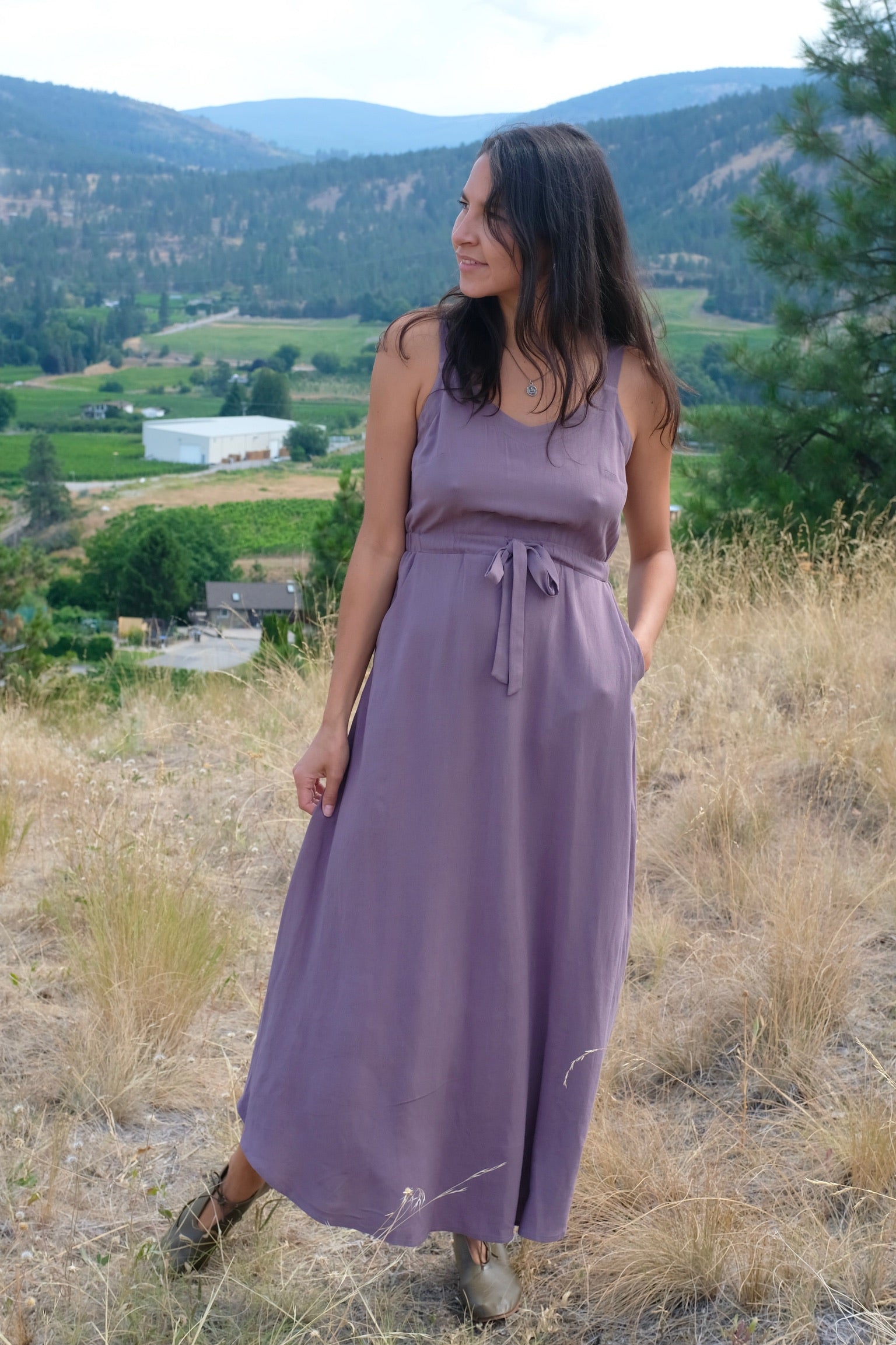 Cokluch Canna Dress / Grape