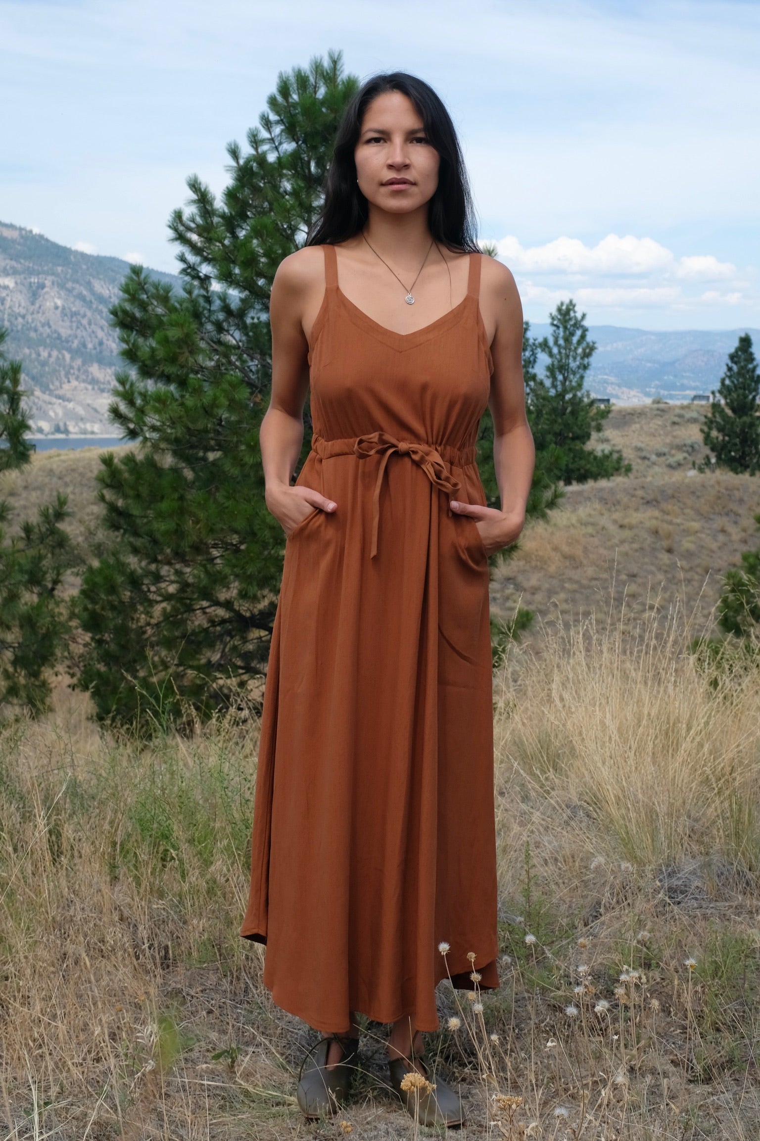 Cokluch Canna Dress / Copper