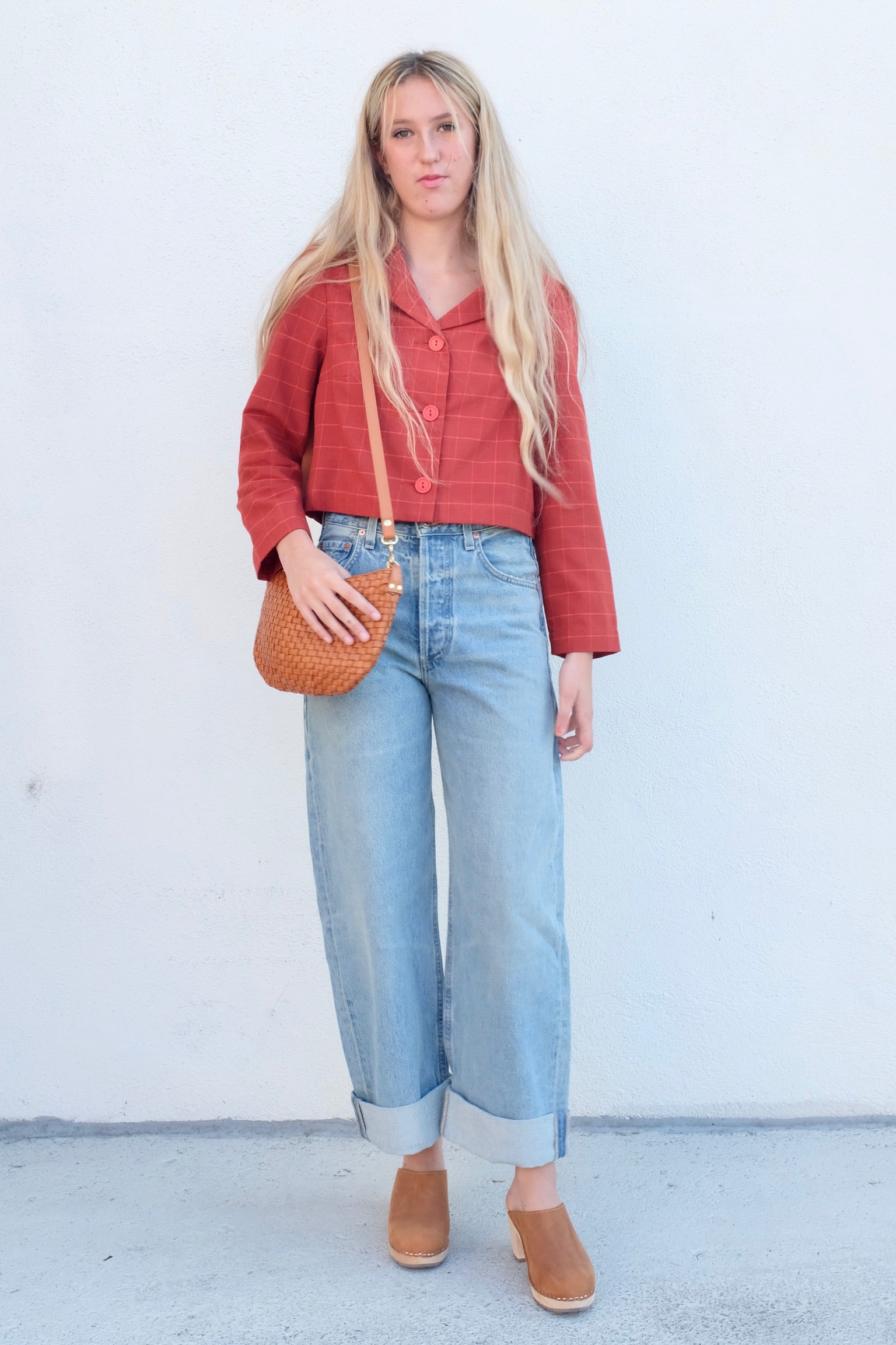 Eve Gravel PORTO Jacket / Burnt Orange