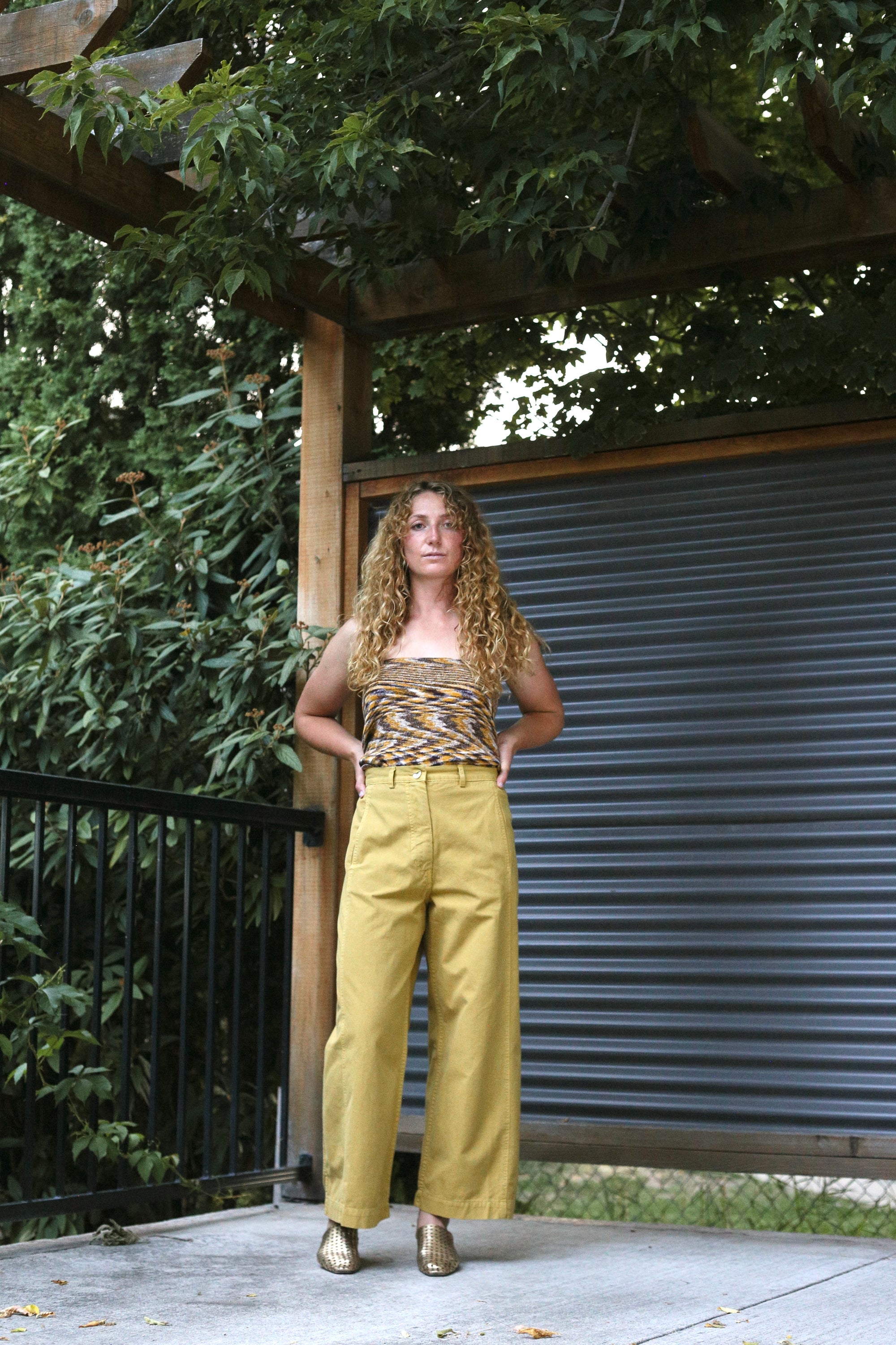 Flute Skirt / Brown Melange