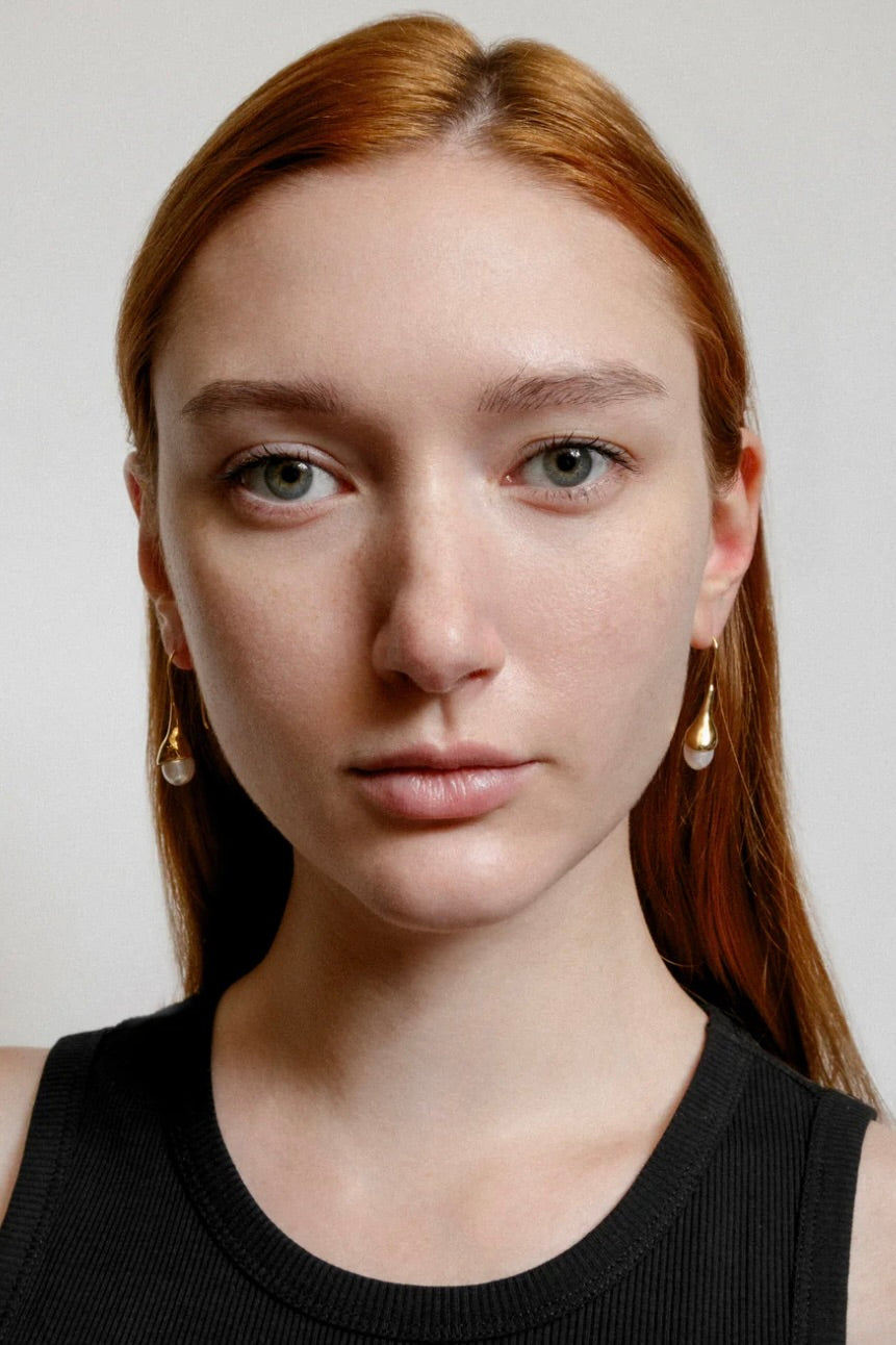 Wolf Circus Anna Pearl Drop Earrings / Gold