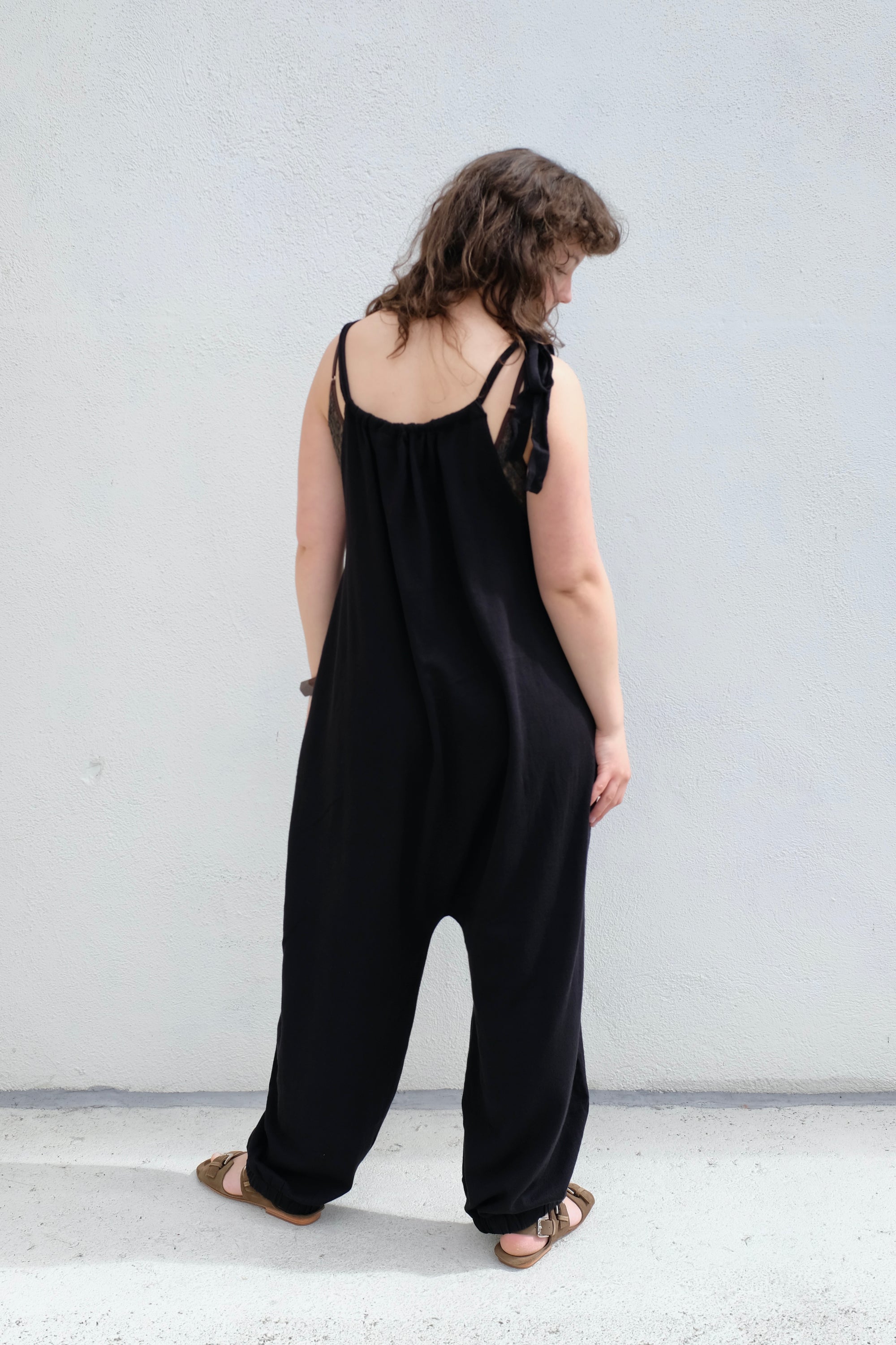 Lauren Manoogian Gather Jumpsuit / Black