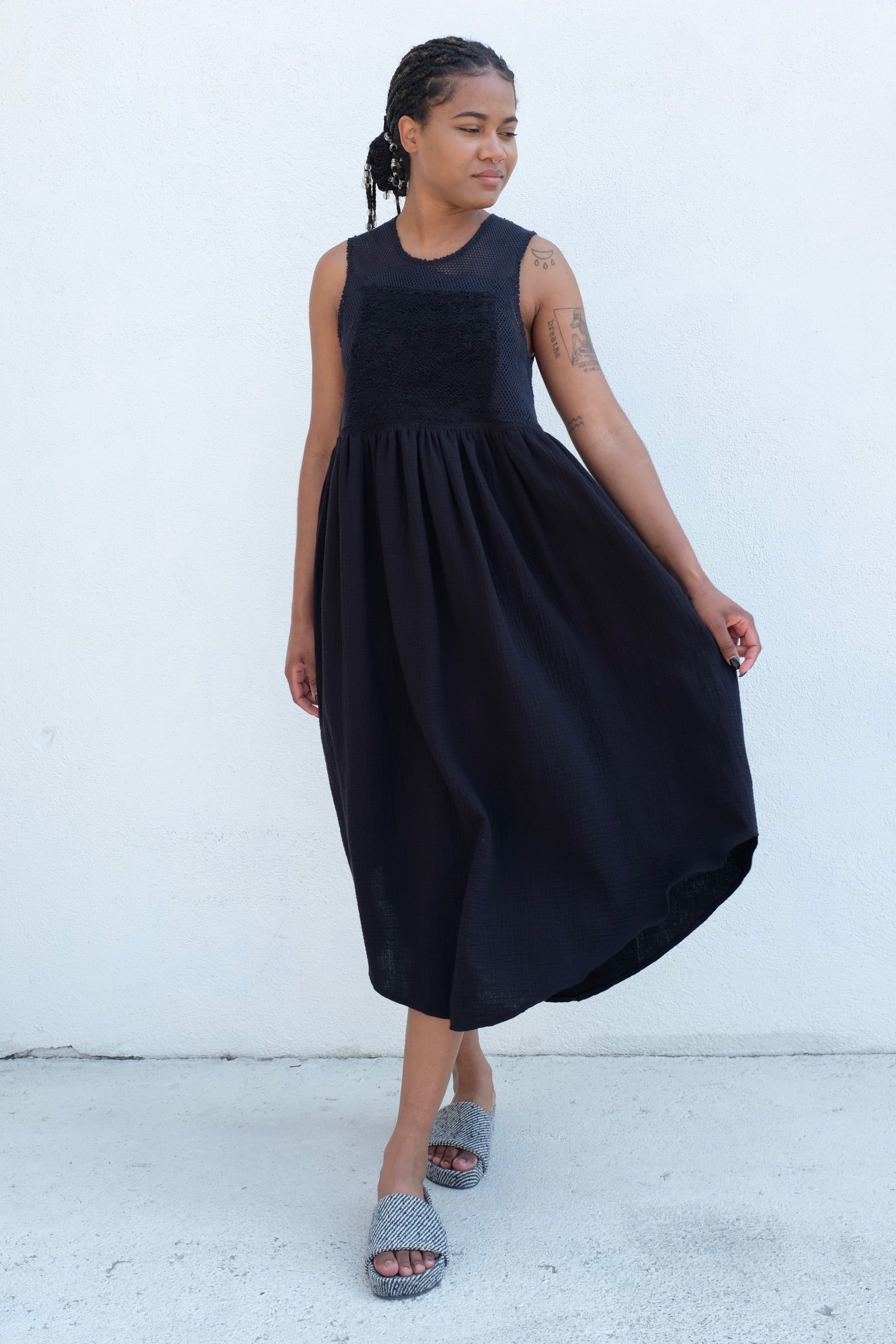 Correll Correll Boucle Dress / Black
