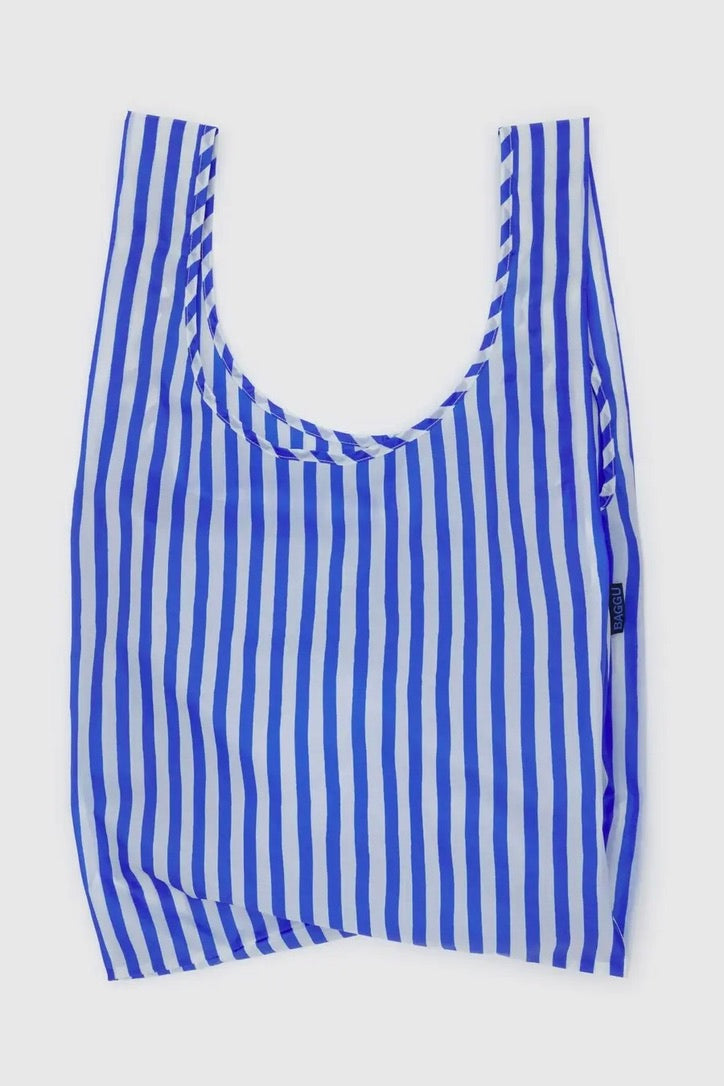Standard Shopper / Blue Painted Stripe