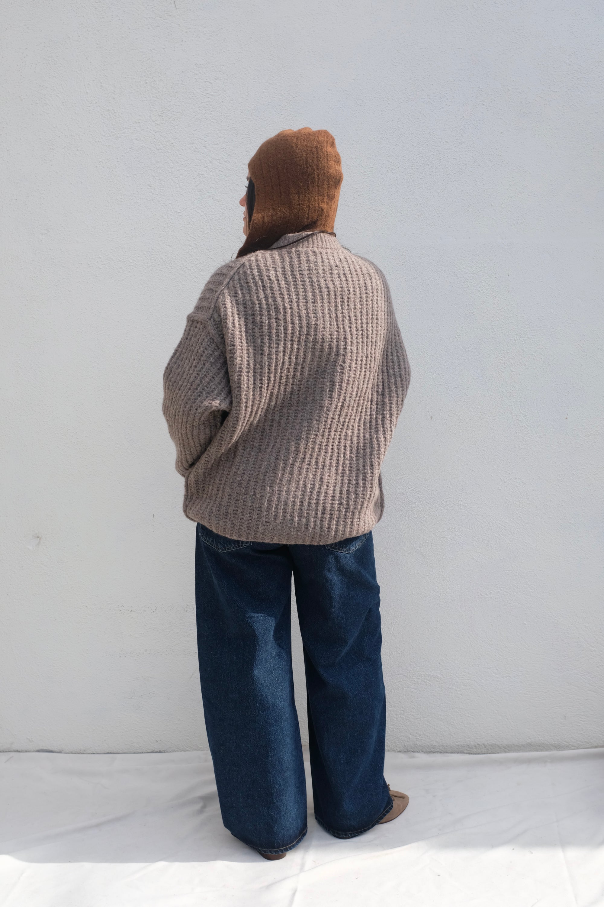 Nui cardigan / Taupe Grey