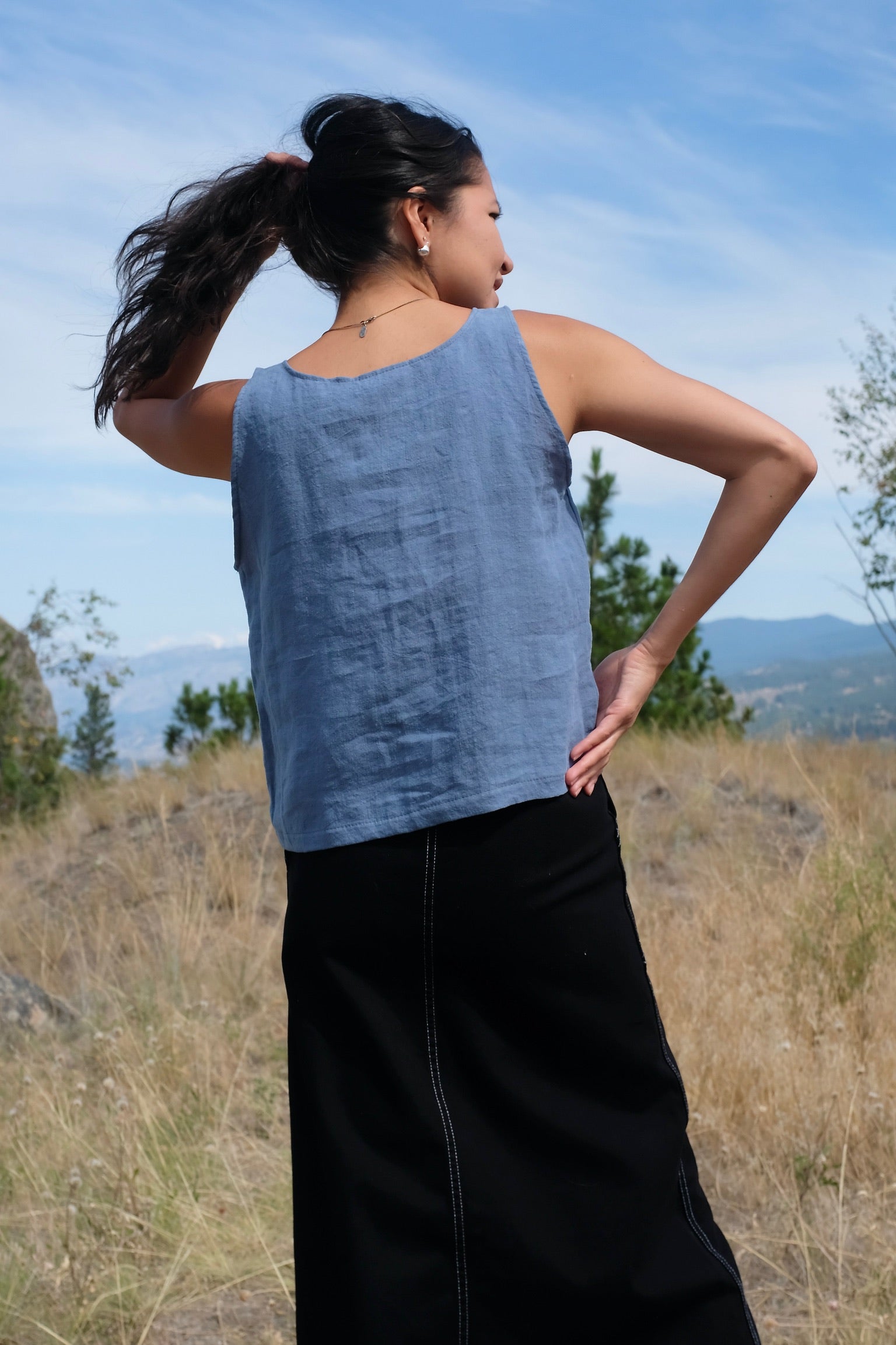 We Are Stories Dogwood Tank / Denim