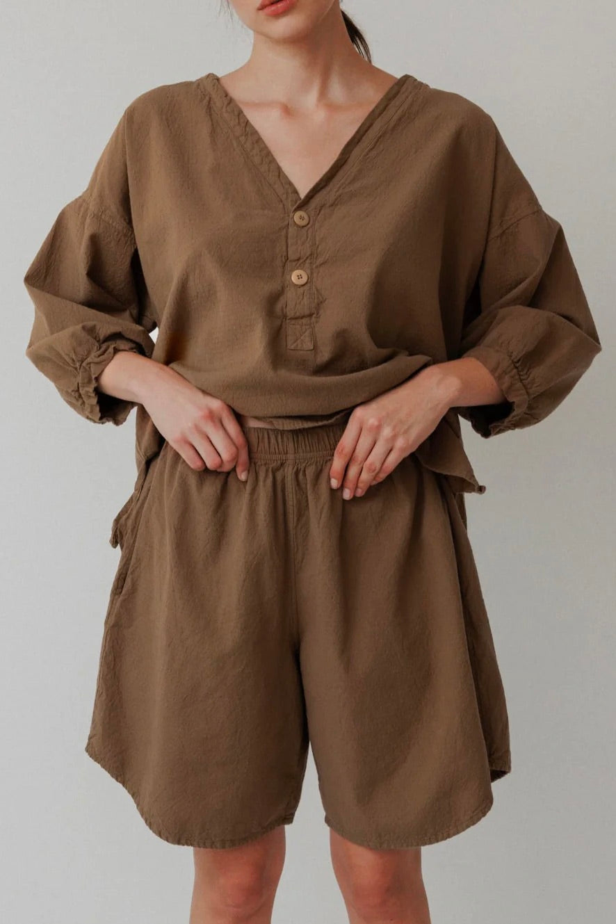 Wol Hide Tulip Short / Sepia