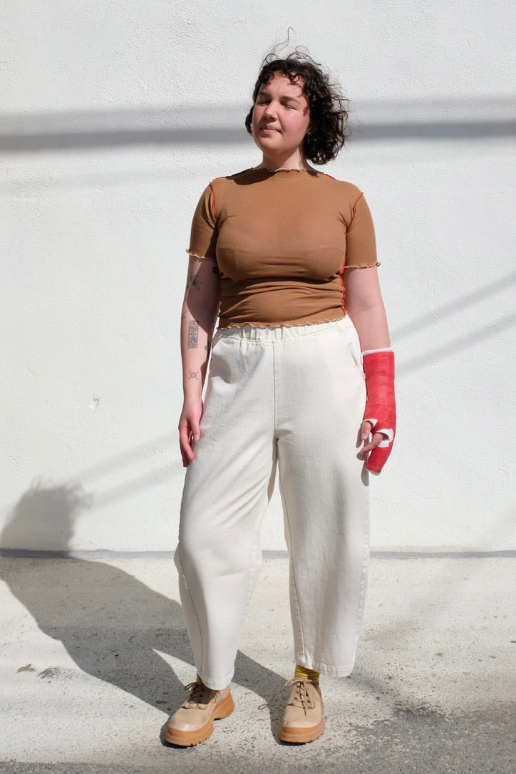 Le Bon Shoppe Arc Pants / Naturel