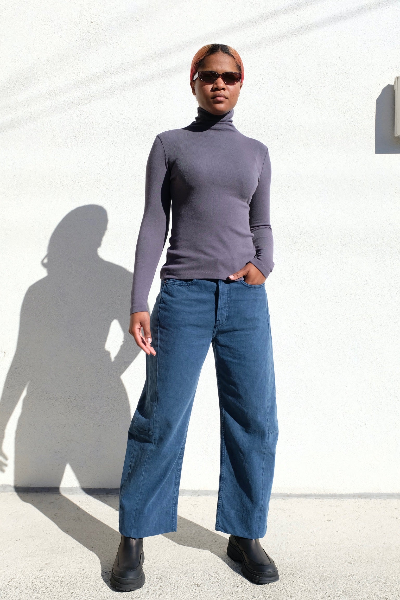 Jungmaven WHIDBEY Turtleneck, Diesel Grey