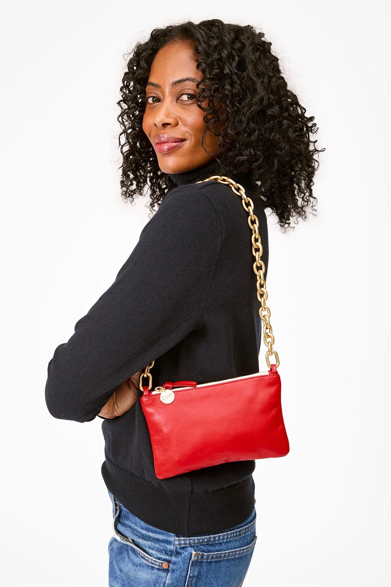 Wallet Clutch with Tabs / Rosa