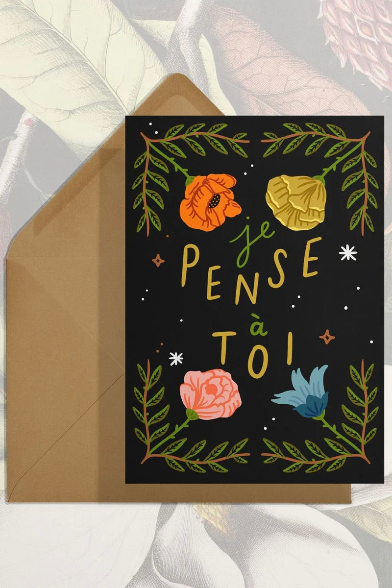 Je Pense à Toi Card