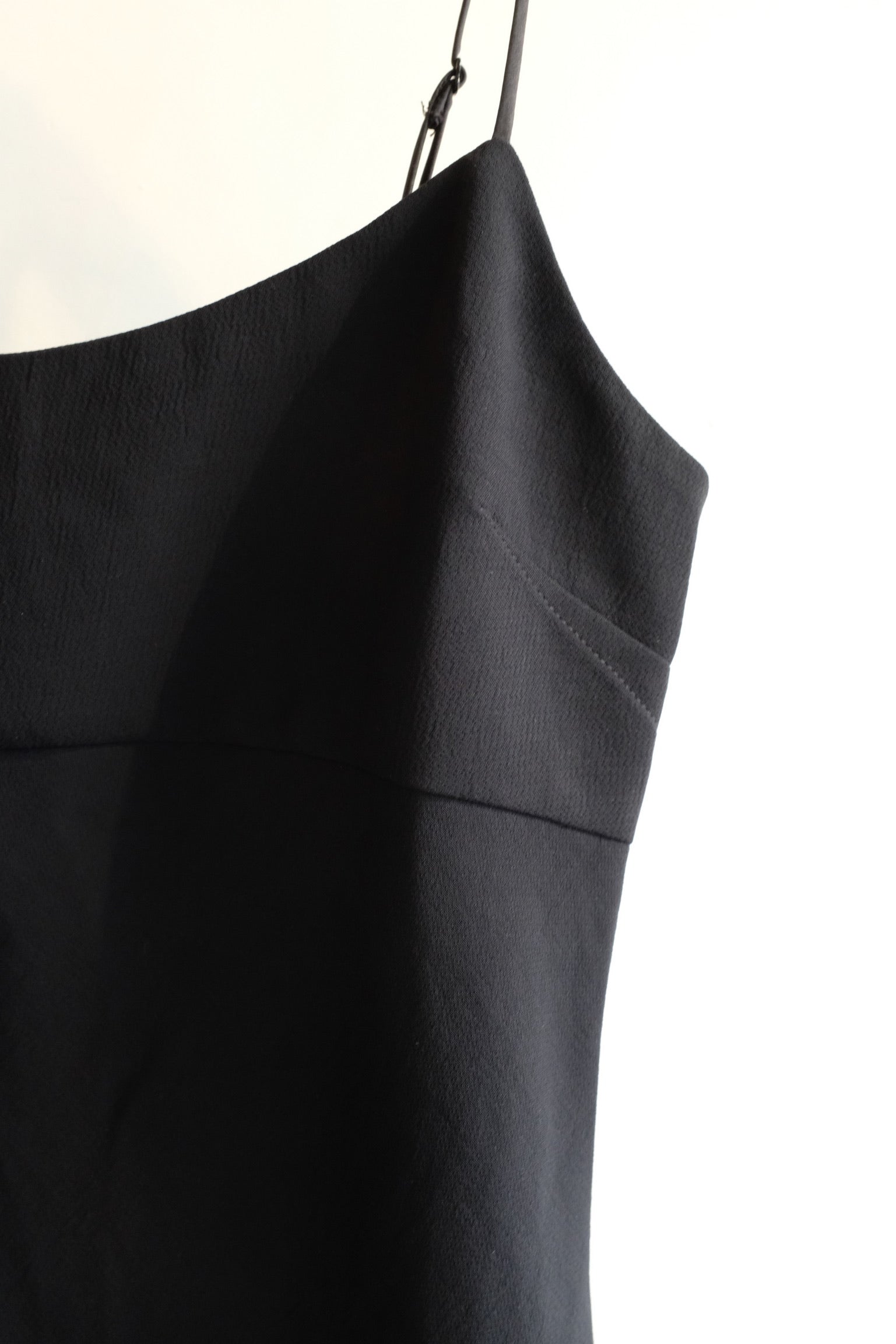 Pre-loved / Wilfred Strappy Black Mini Dress / Size 4