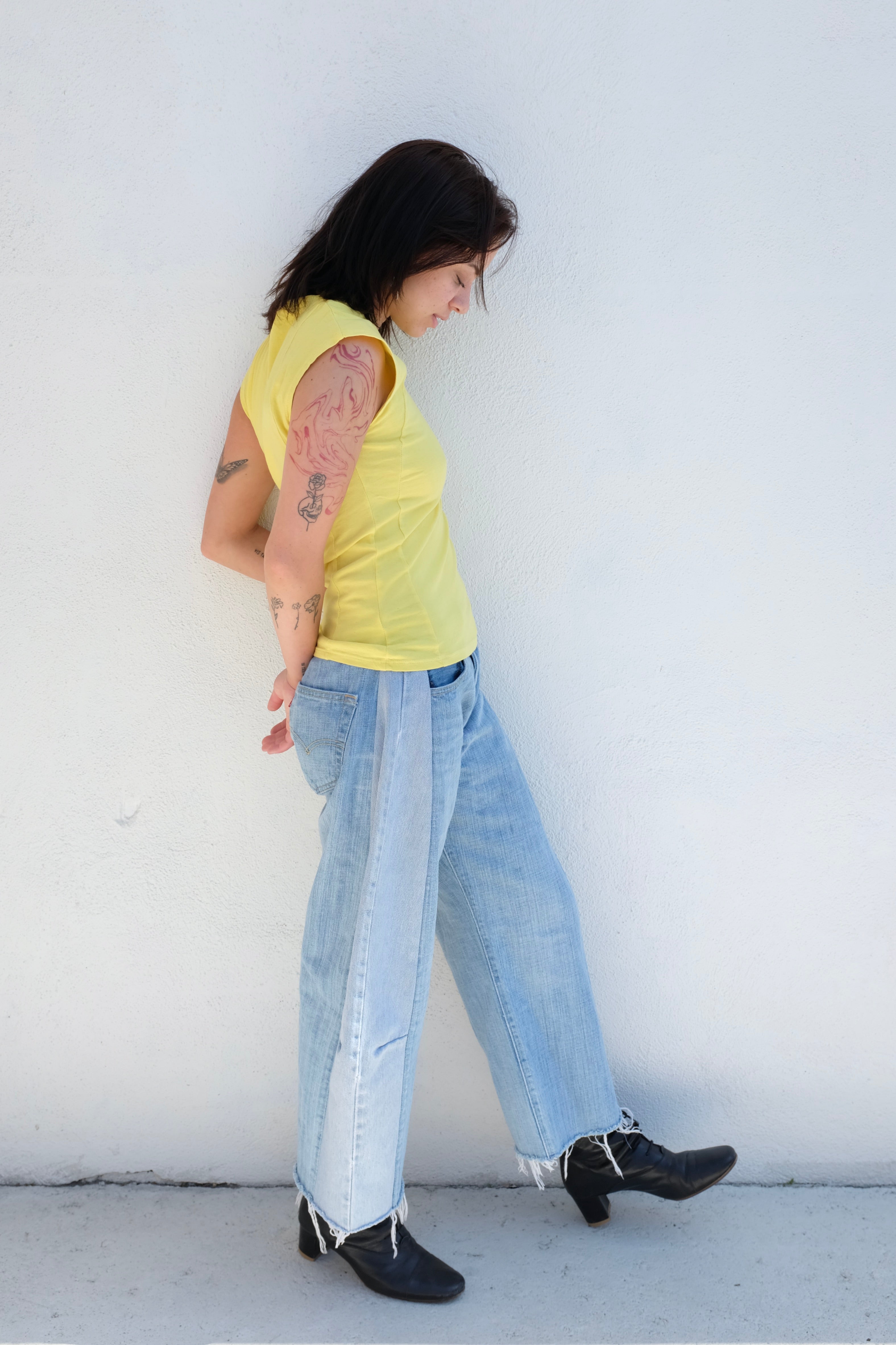 Atelier Delphine Muscle Tee / Yellow