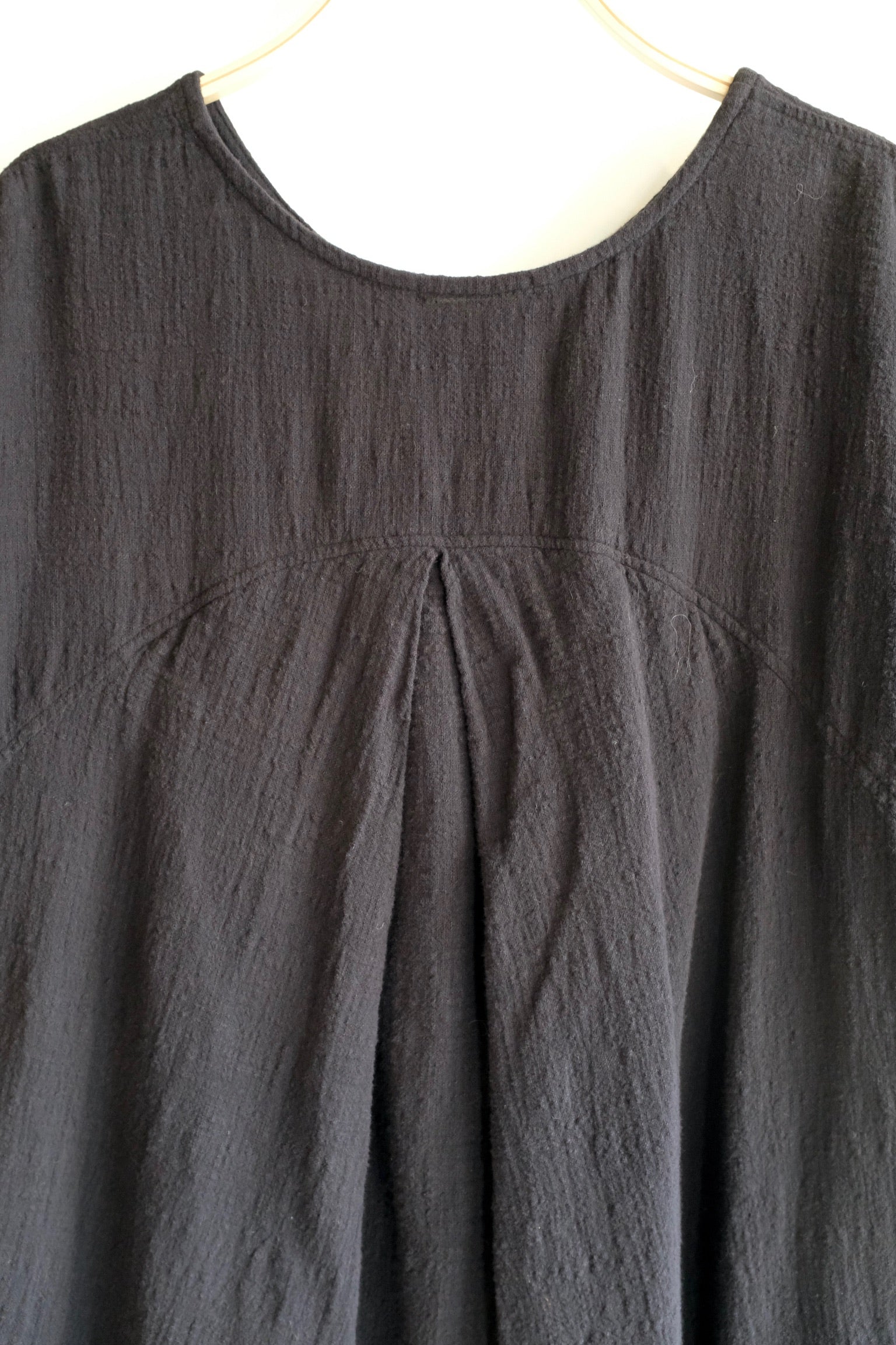 Pre-loved / Black Crane Cocoon Gauze Dress Black / Size Medium