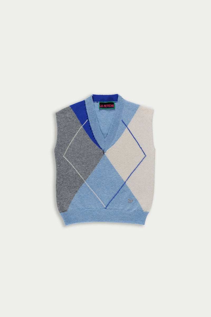 Bryce Argyle Vest / Light Blue – ad hoc penticton