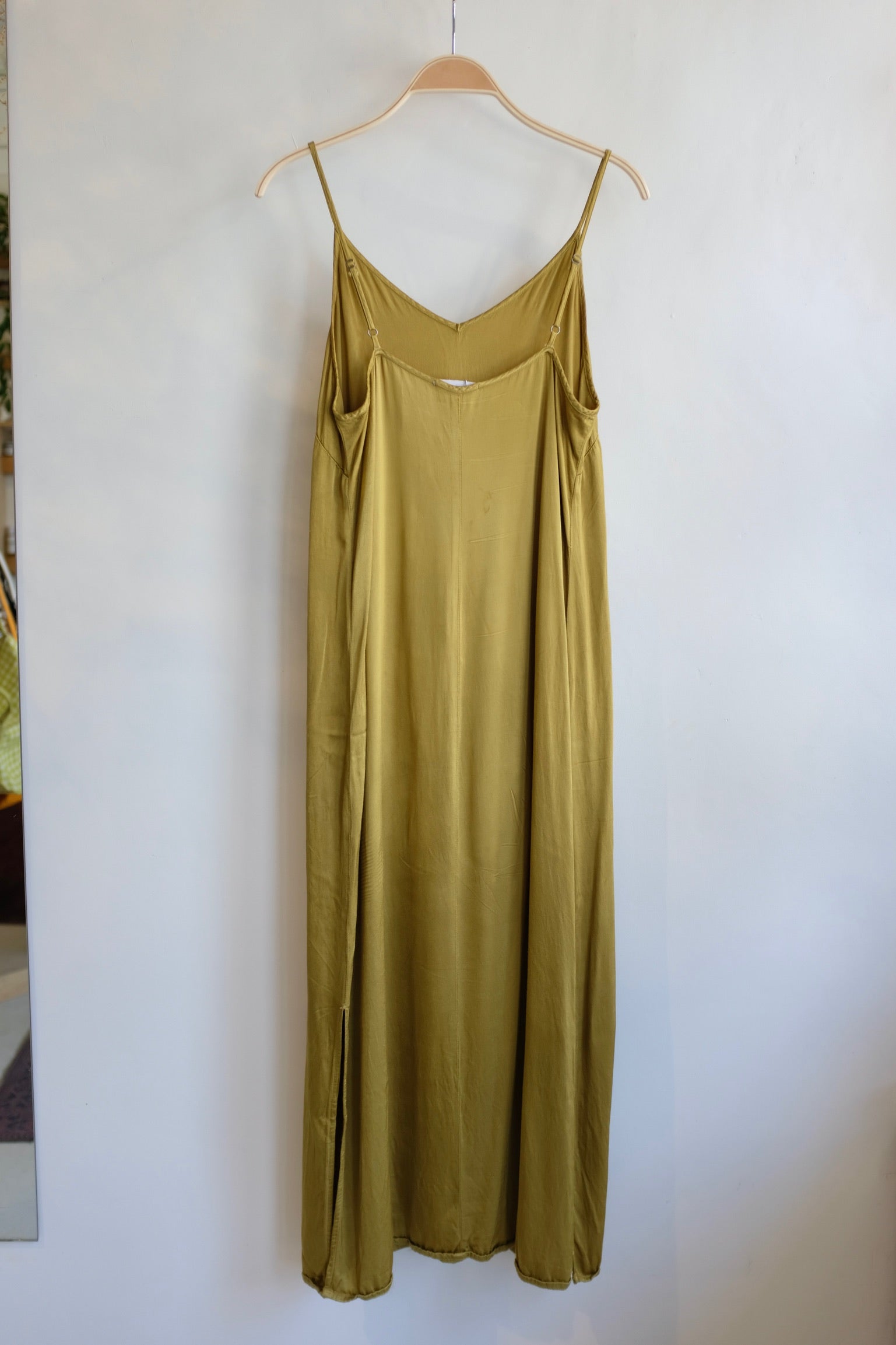 Pre-loved / LaCausa Leia Artichoke Cupro Slip Dress / Size XS