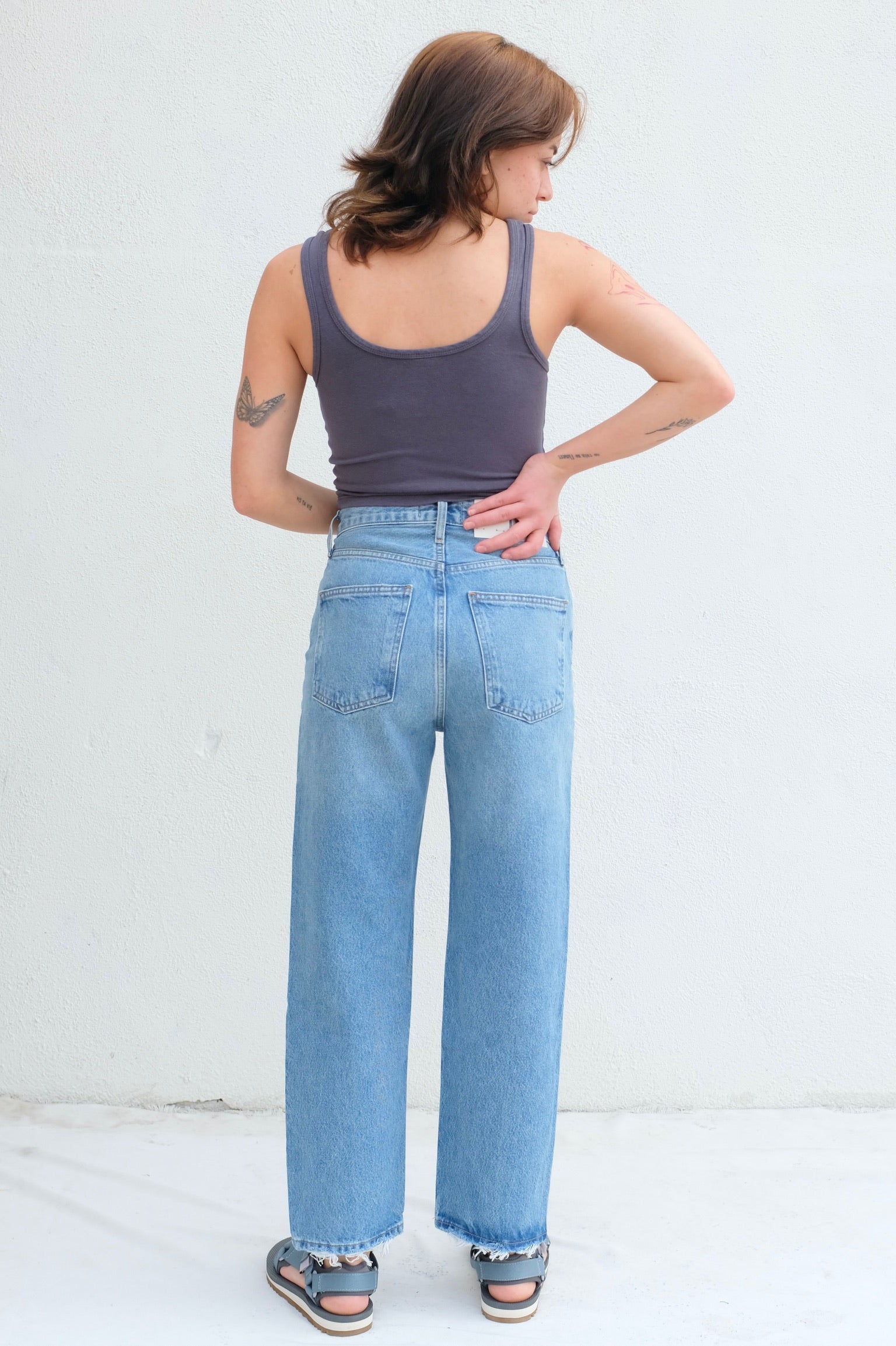 Agolde 90's Crop Mid Rise Loose Straight / Bound