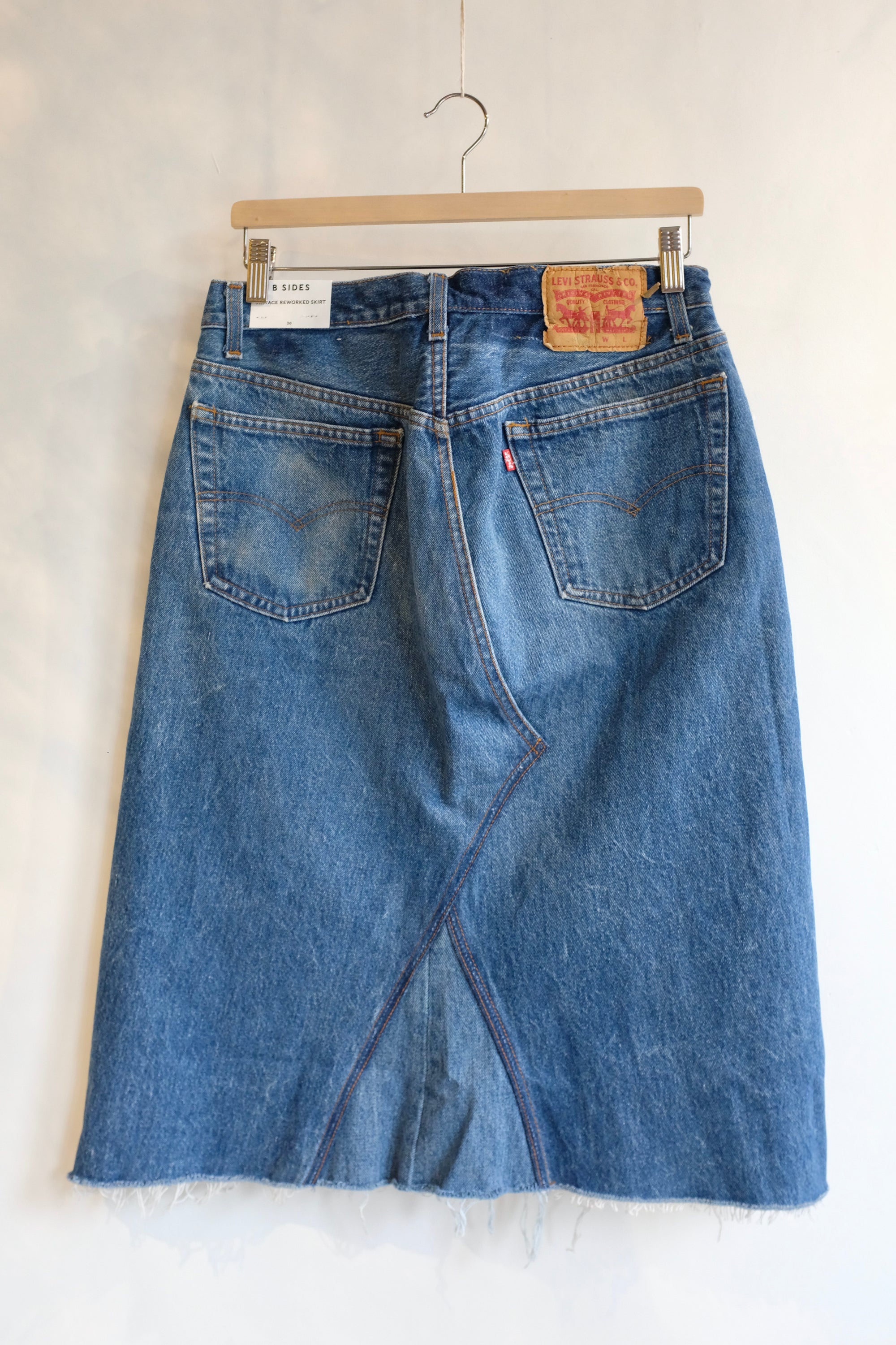 Vintage Insert Skirt / Vintage Indigo