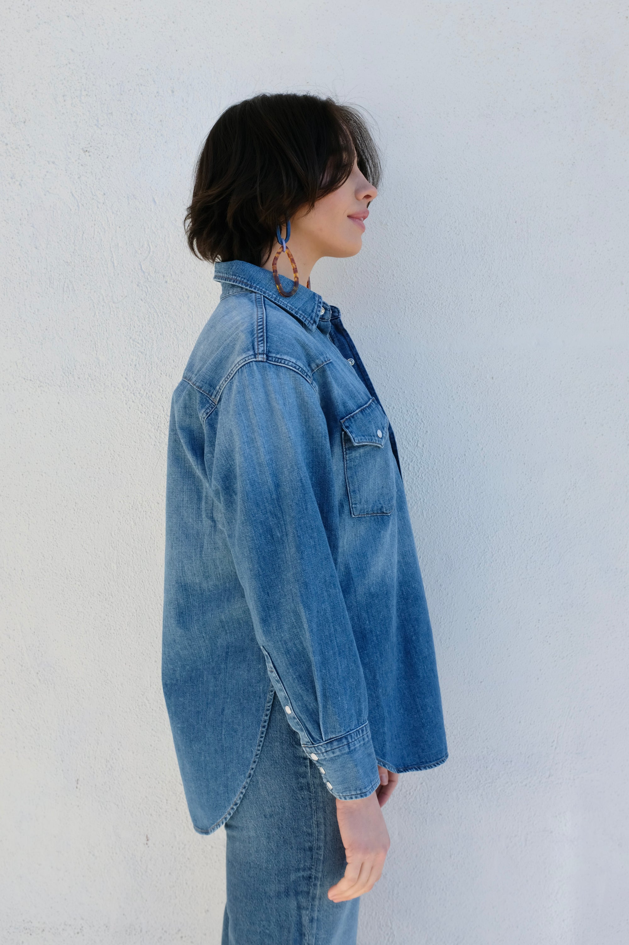 Citizens of Humanity Kayla Western Shirt / Douro