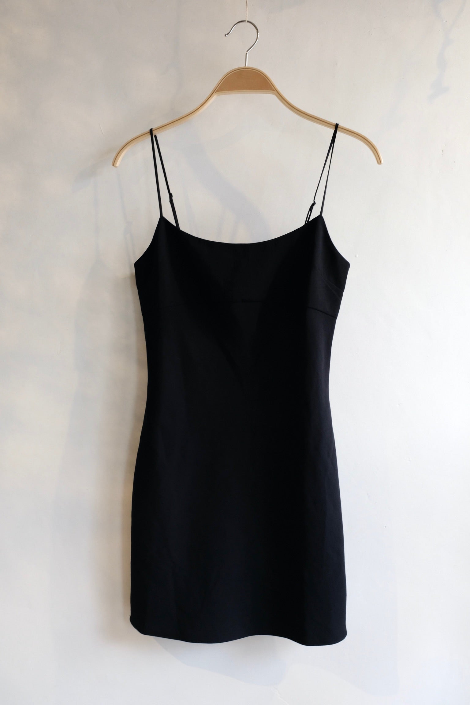 Pre-loved / Wilfred Strappy Black Mini Dress / Size 4