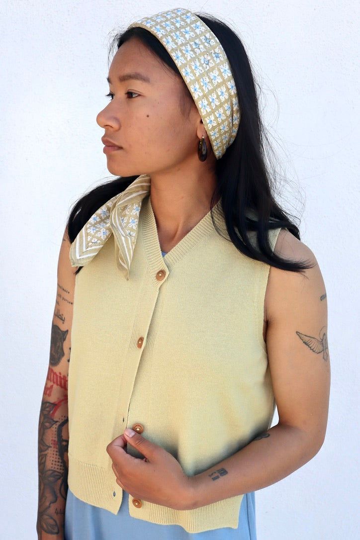 Block Shop Dogwood Square Scarf