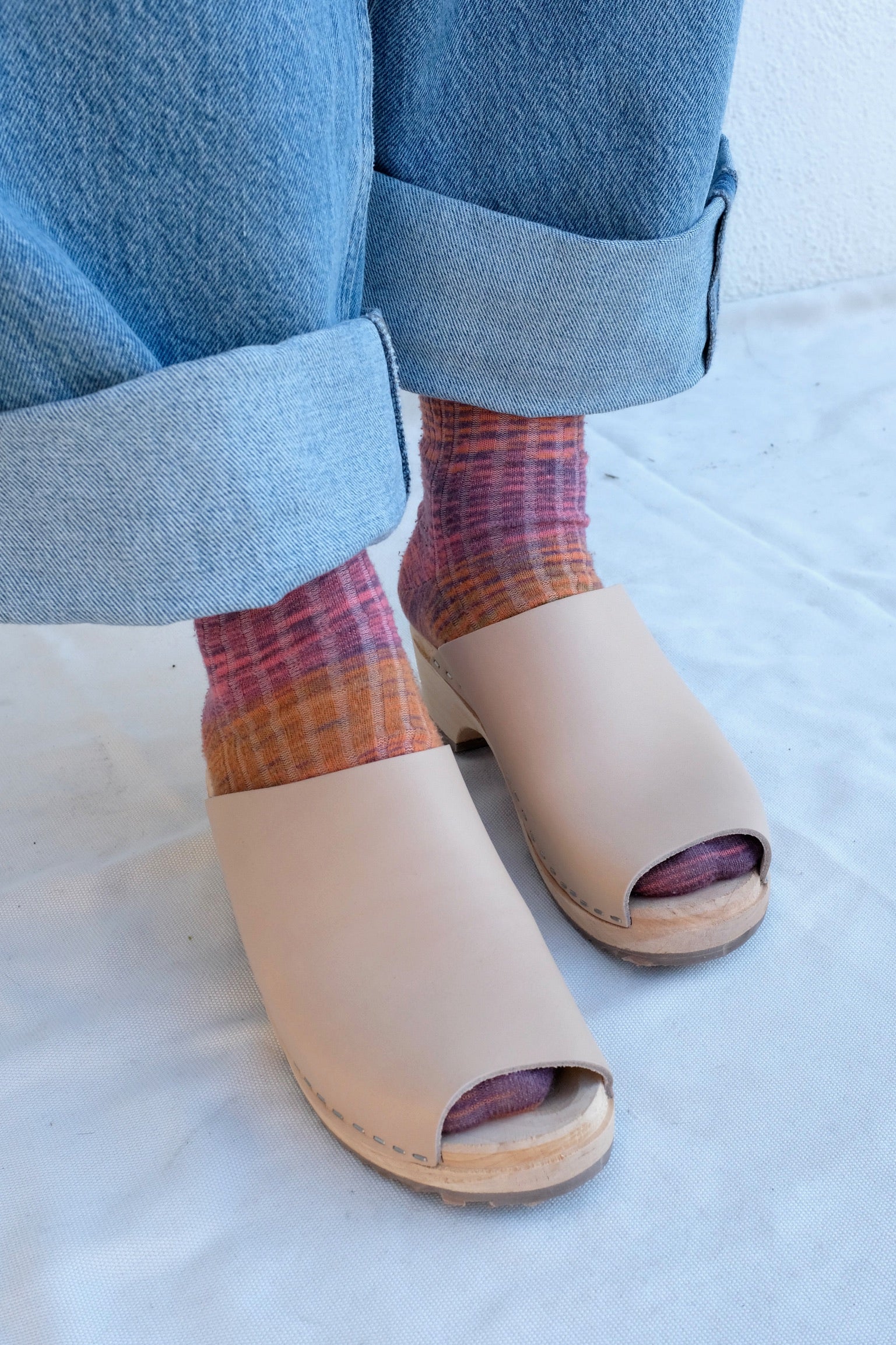 Lotta Berit Low Open Clog / Nude