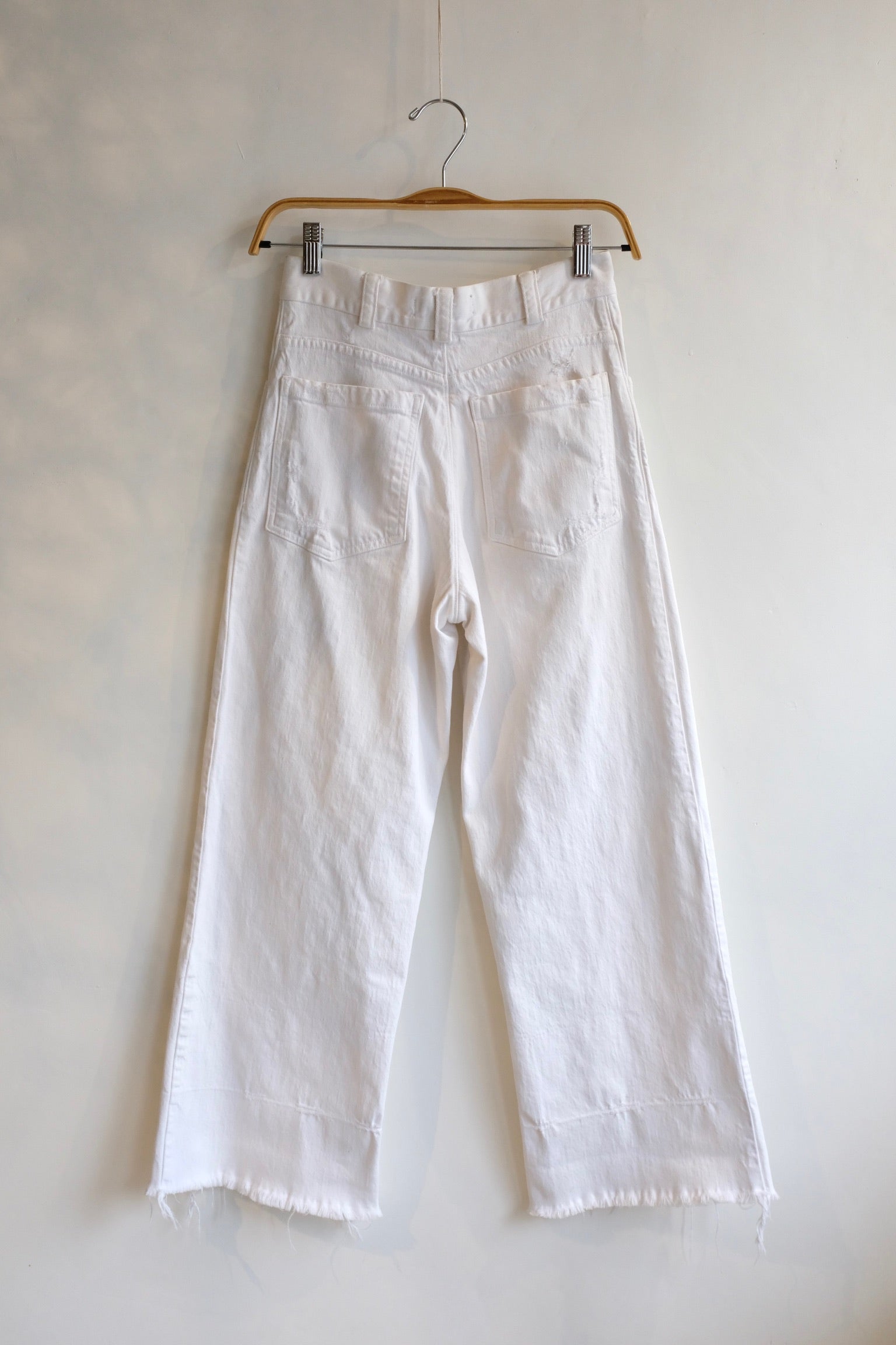 Pre-loved / Rachel Comey Straight White Denim Pants / Size 4