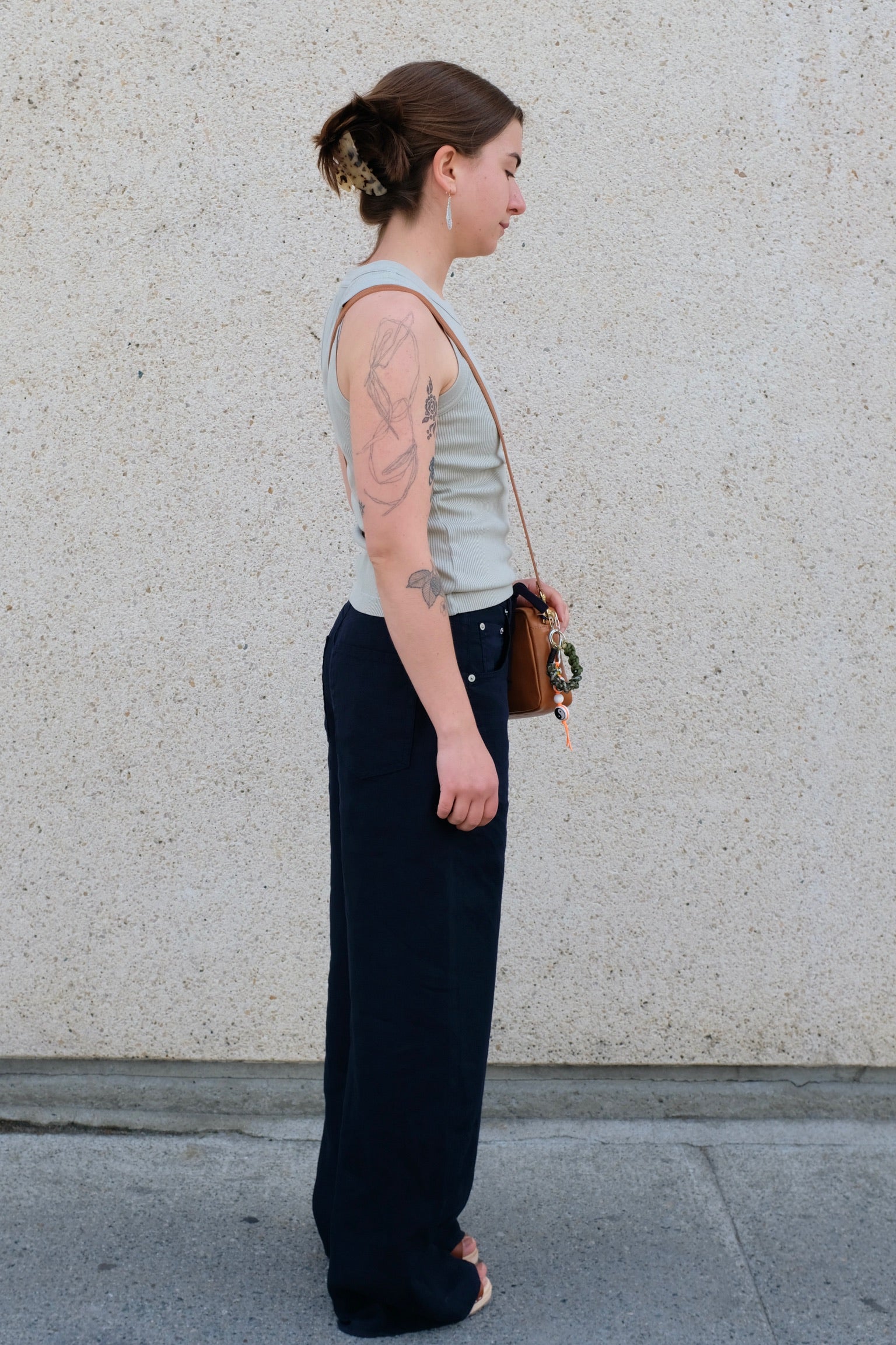 Citizens of Humanity Brynn Drawstring Linen Trouser / True Navy
