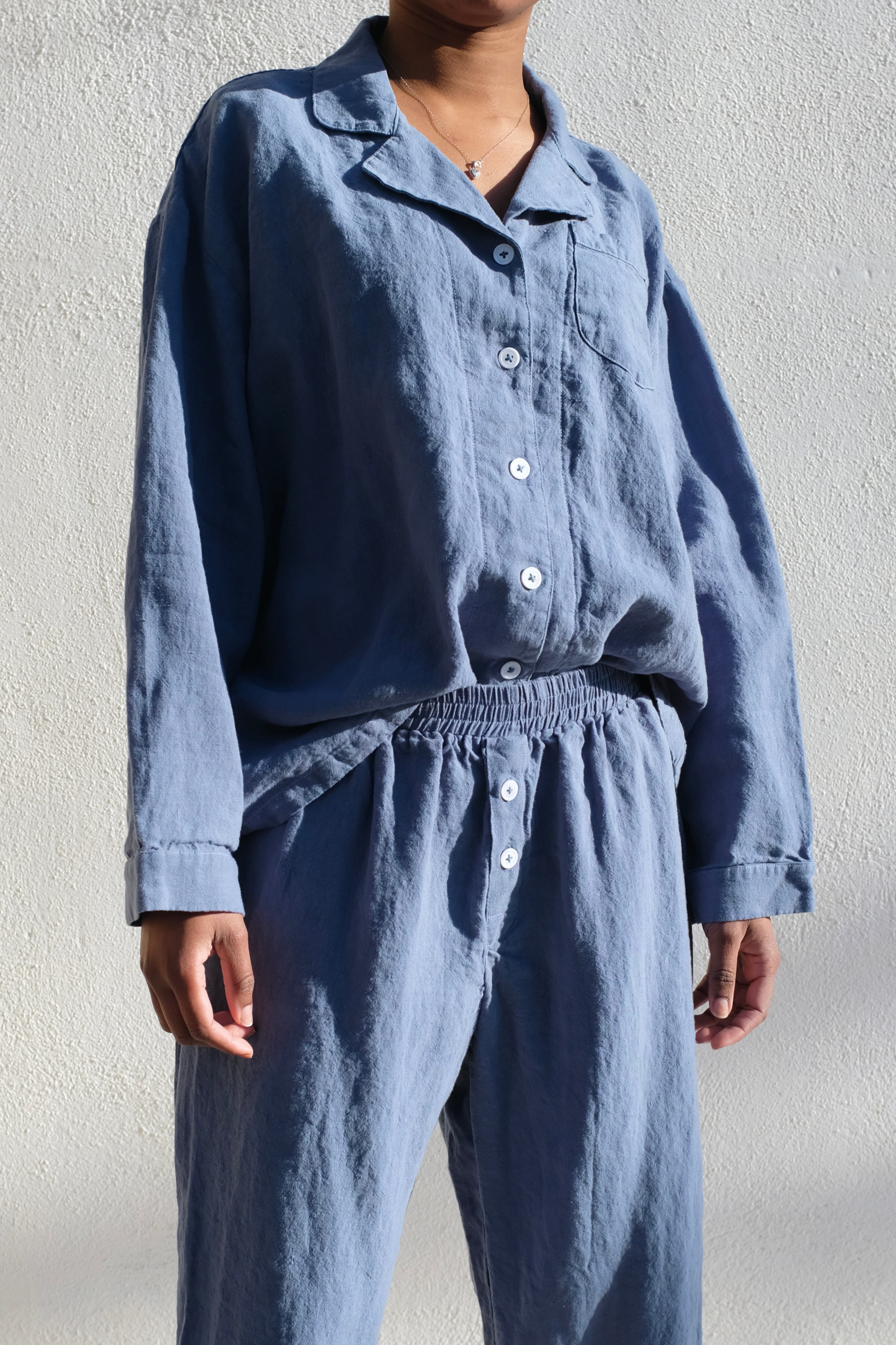 Shelter PJ Set / Denim