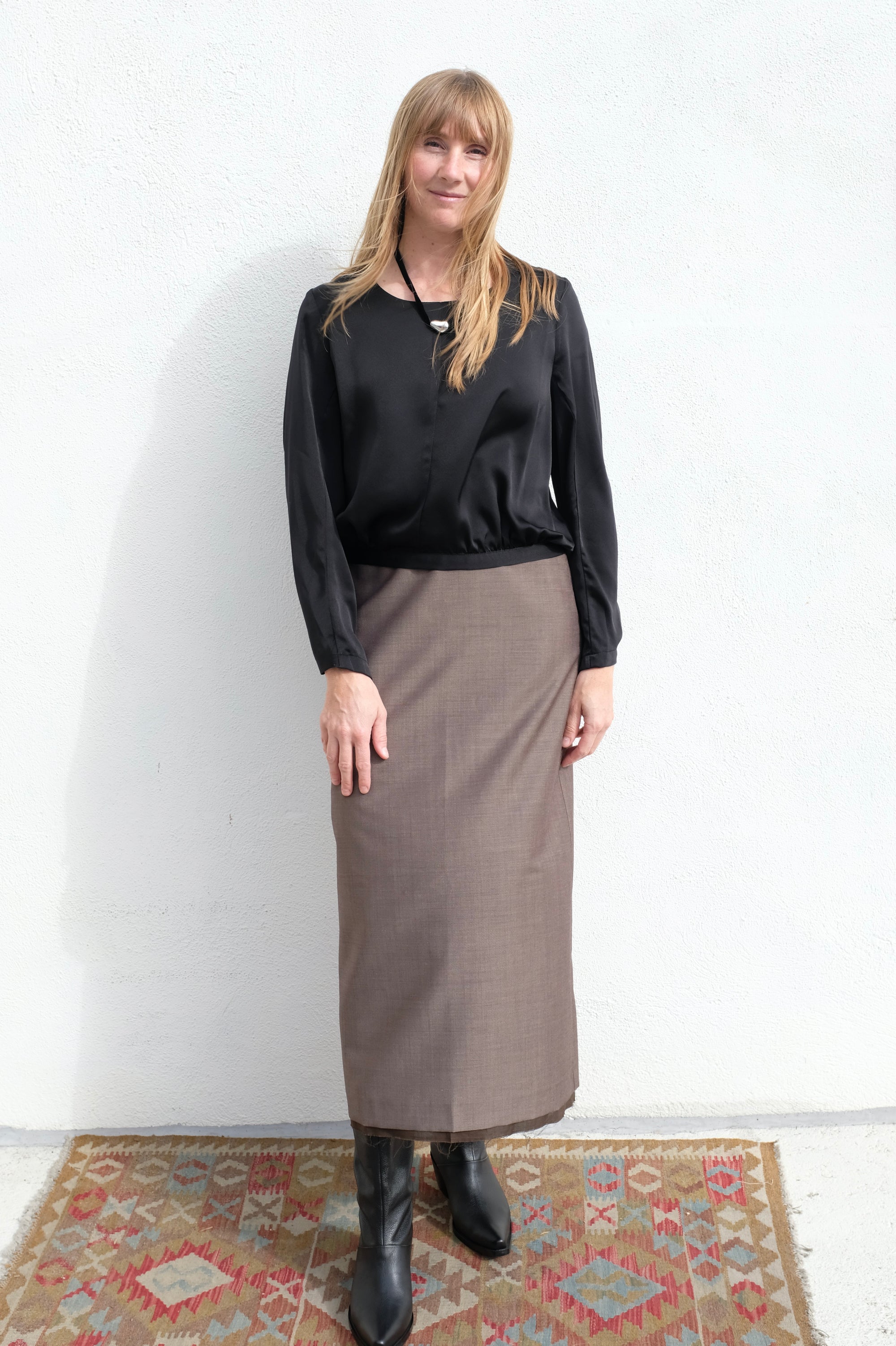 Atelier Delphine Brigitte Blouse / Black