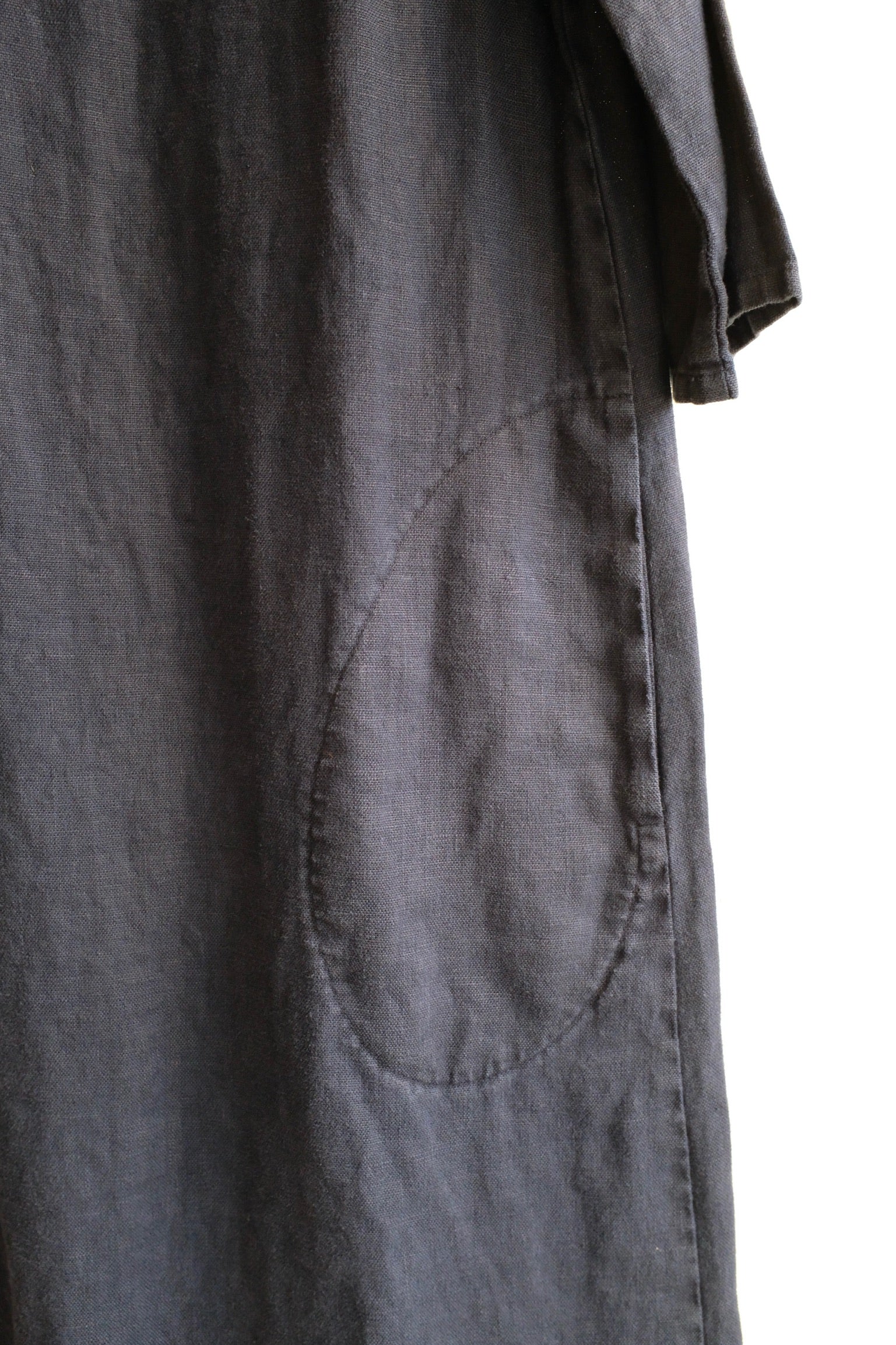 Pre-loved / Moss Grey Navy Dress / size Medium
