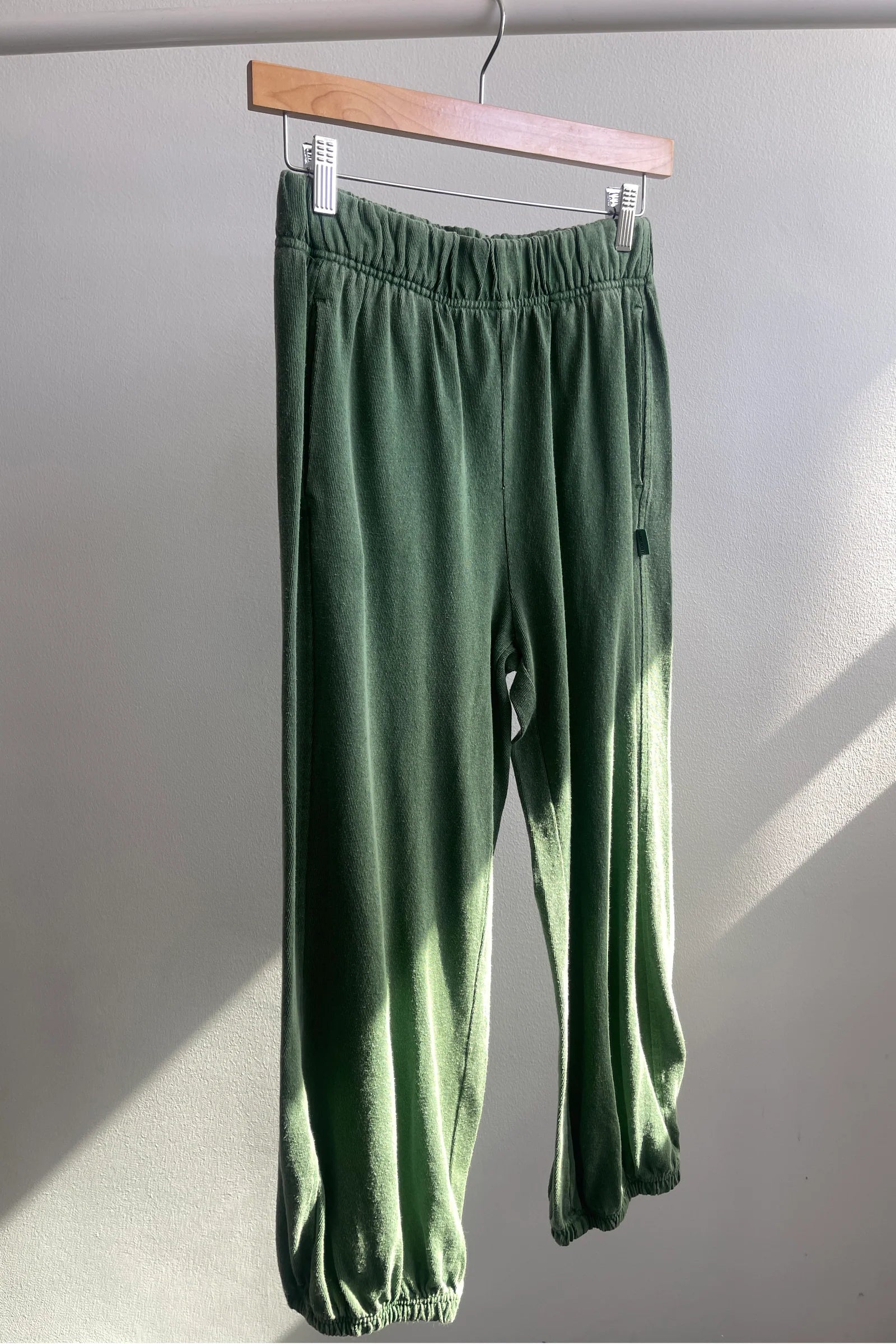 Le Bon Shoppe Cotton Jersey Balloon Pant / Basil