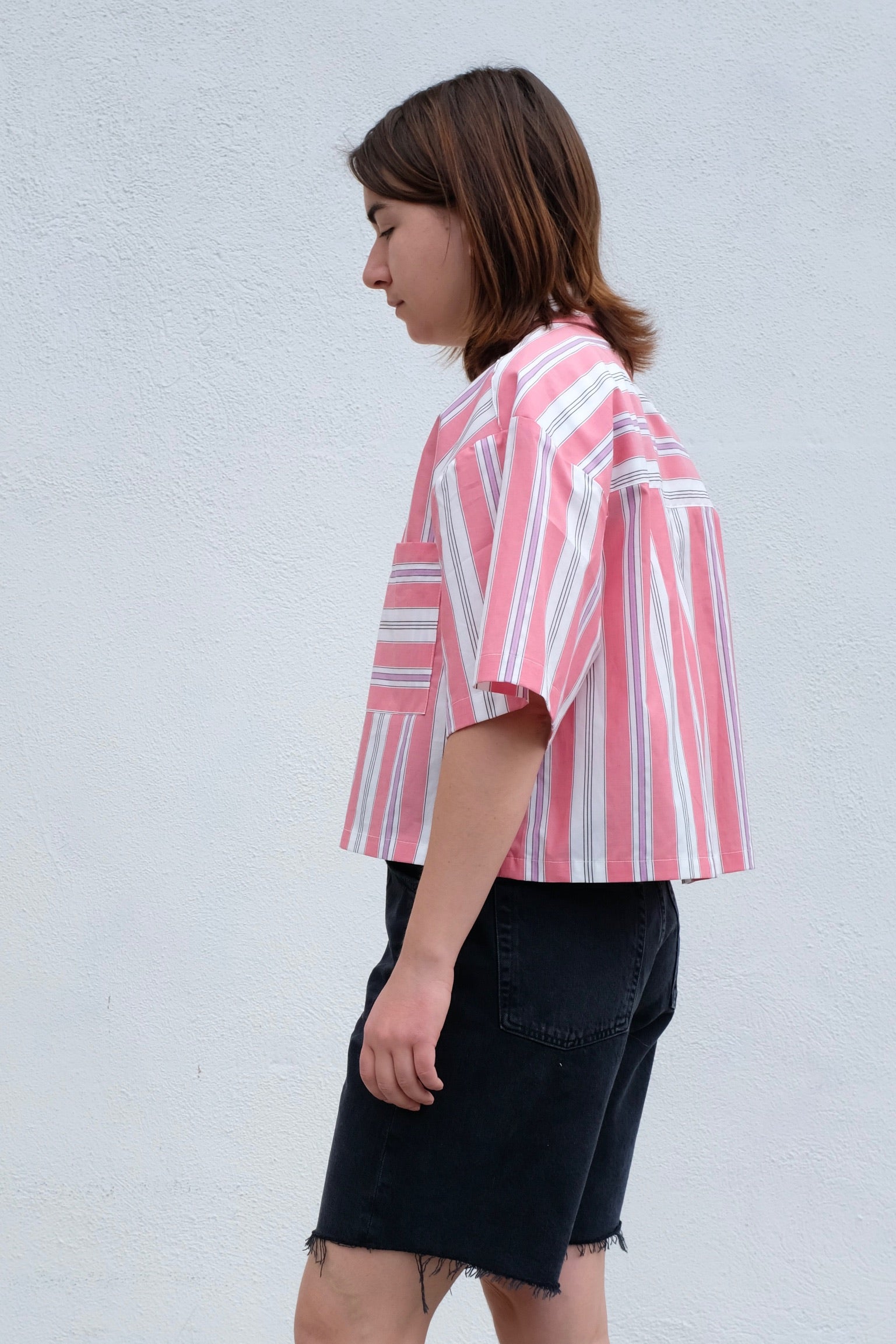 A Bronze Age Leon Shirt / Watermelon Stripe