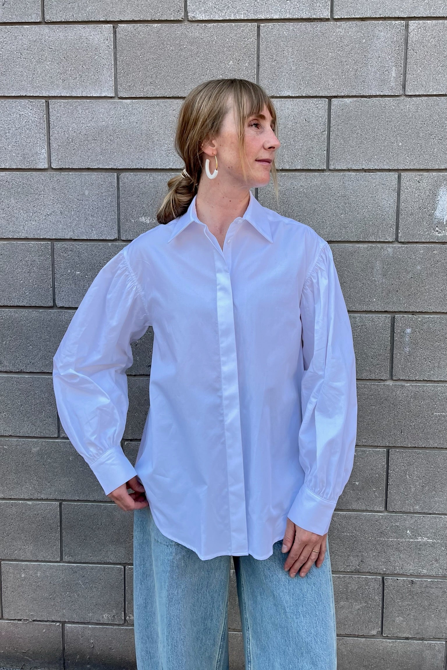 Wren Shirt / White