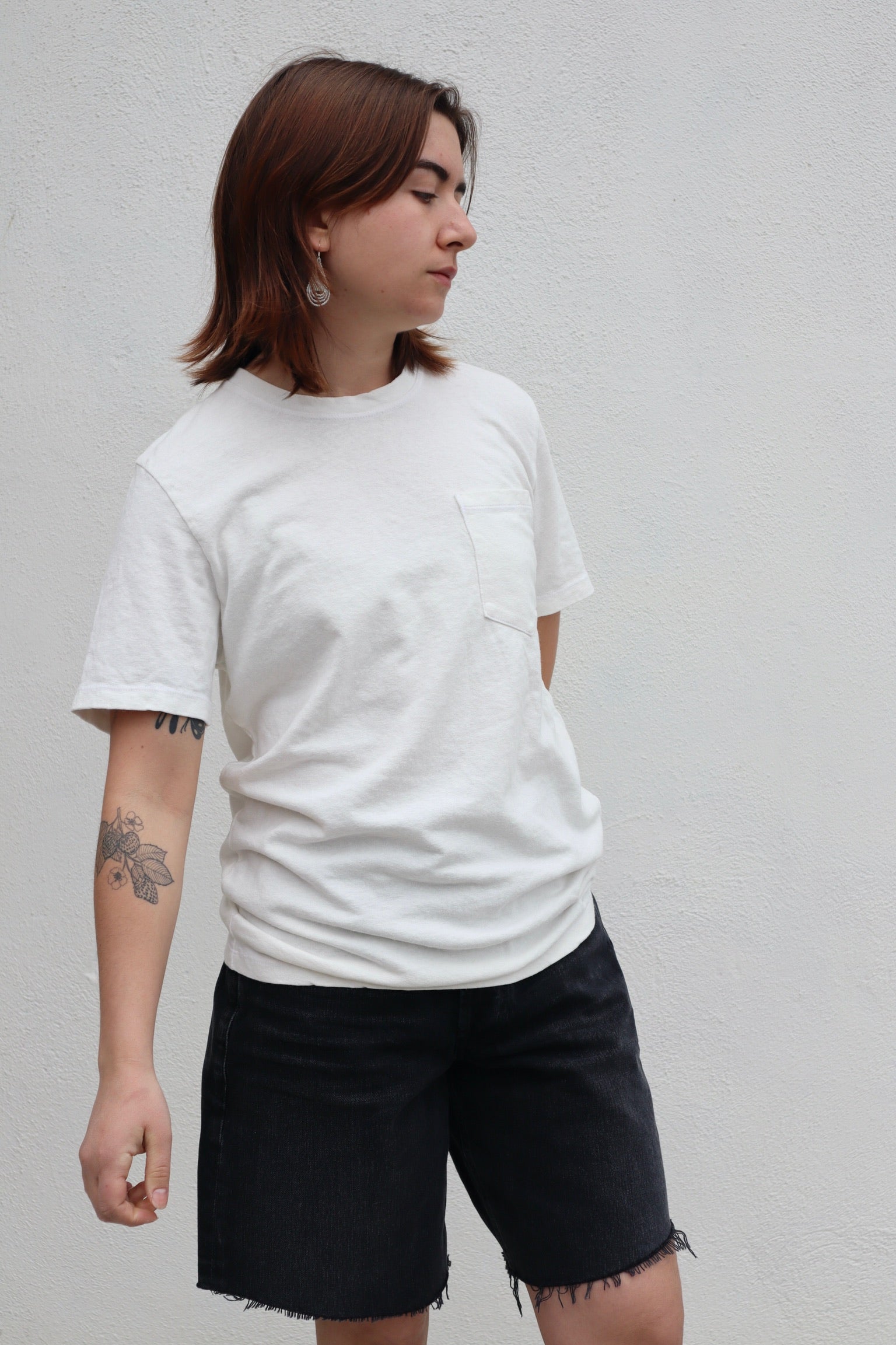 Baja Pocket Tee / Washed White